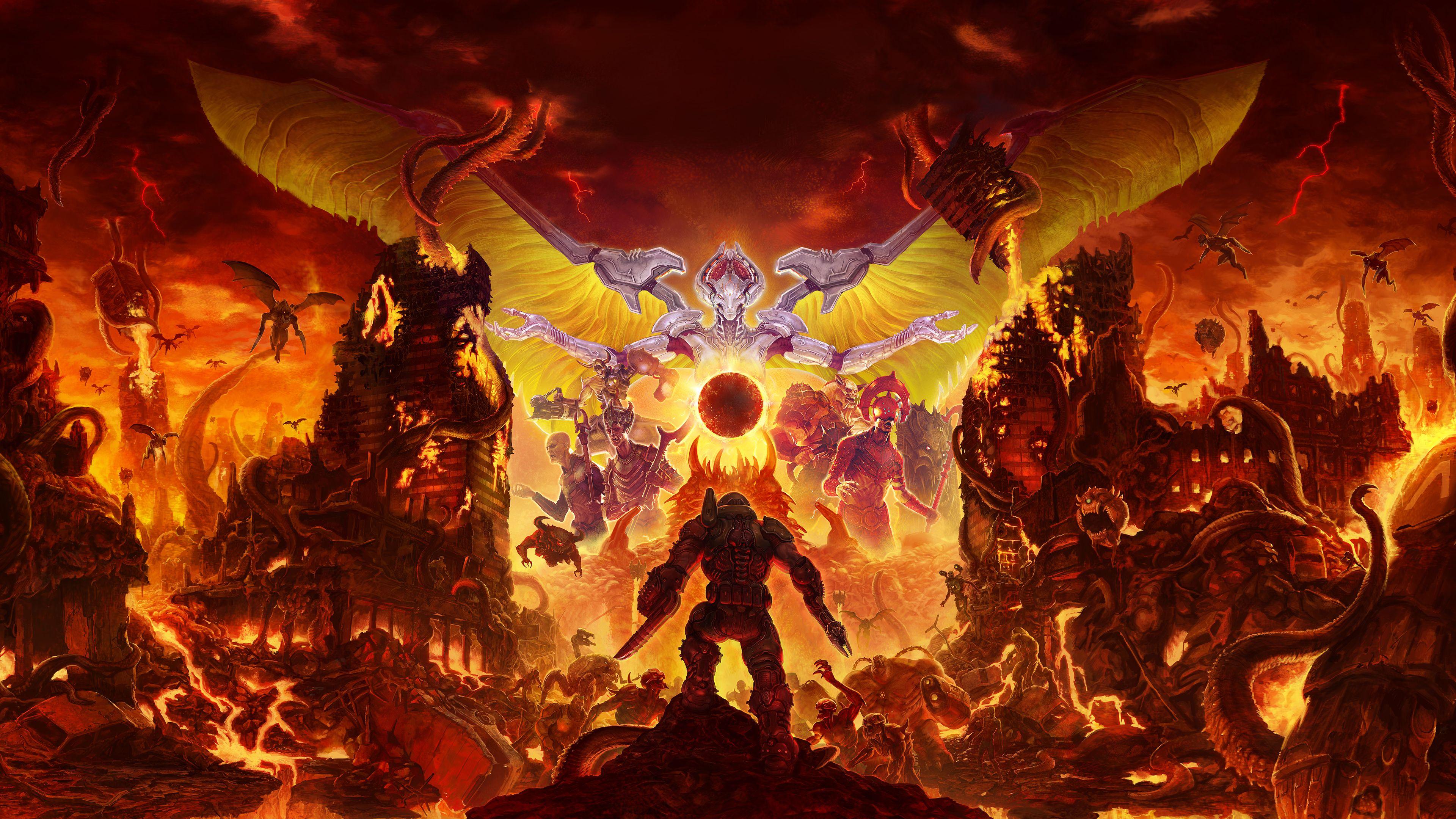3840x2160 DOOM Eternal 4k Ultra HD Wallpaper. Background Imagex2160