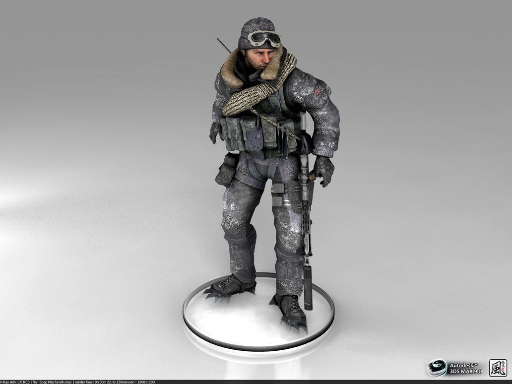 1032x774 Soap MacTavish Wallpaper