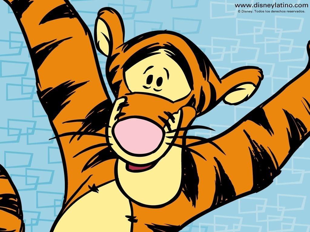 1024x768 Winnie The Pooh Wallpaper With Anime Called Tigger