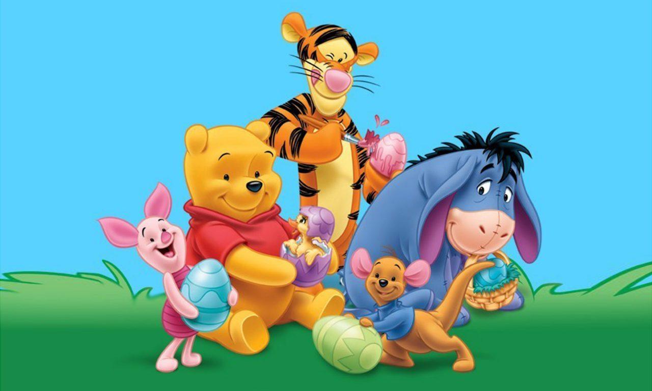1280x768 Winnie The Pooh Tigger Kangaroo Roo Piglet Eeyore Gray