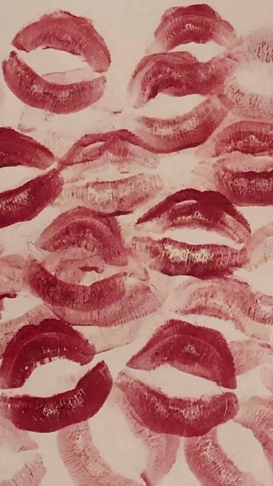 1080x1920 Kiss Marks Wallpaper