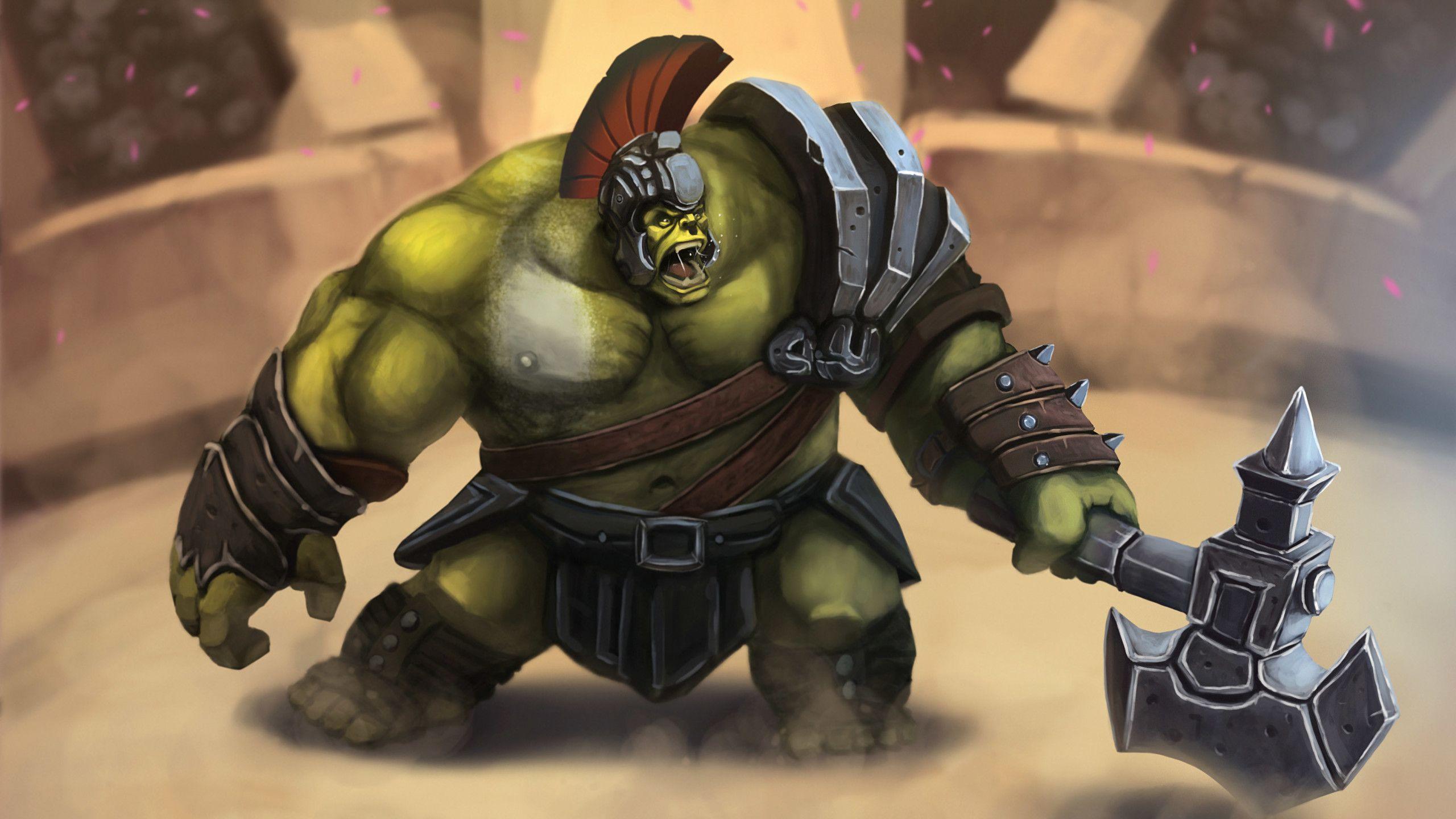 2560x1440 The Hulk Gladiator Artwork 1440P Resolution HD 4k