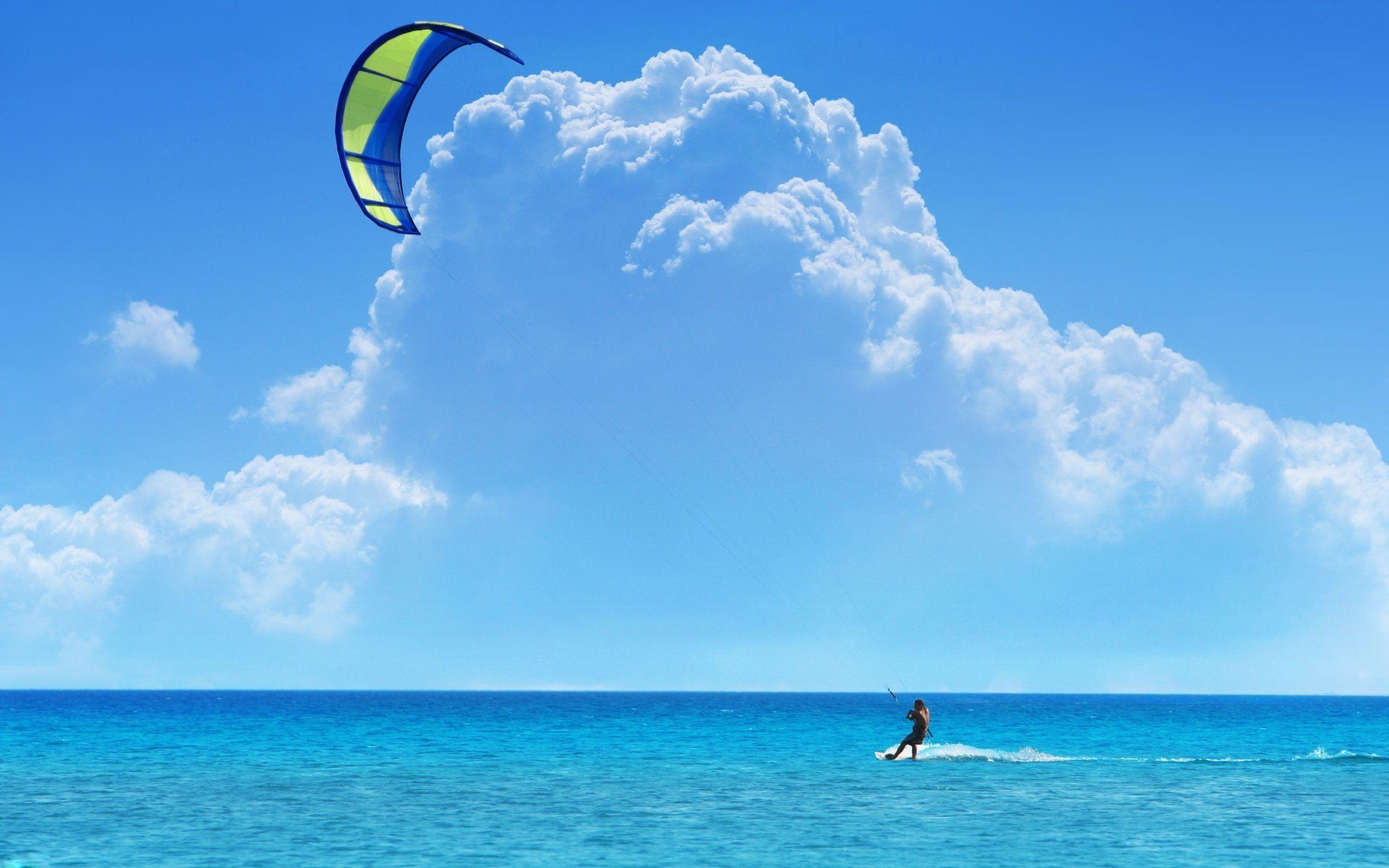 2560x1600 Kitesurfing Wallpaper. Slingshot