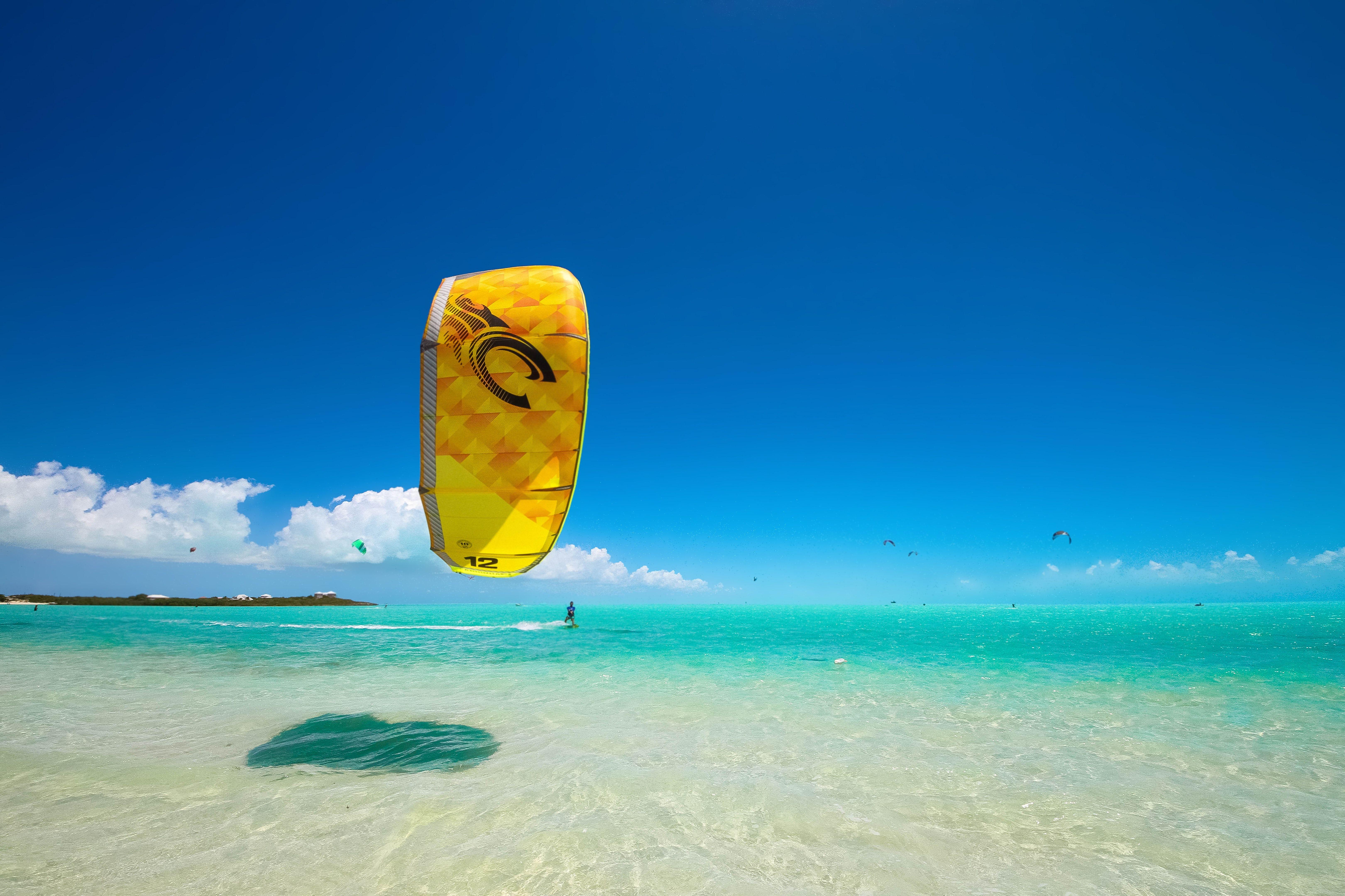 6480x4320 Free of beach, kiteboarding, kitesurfing