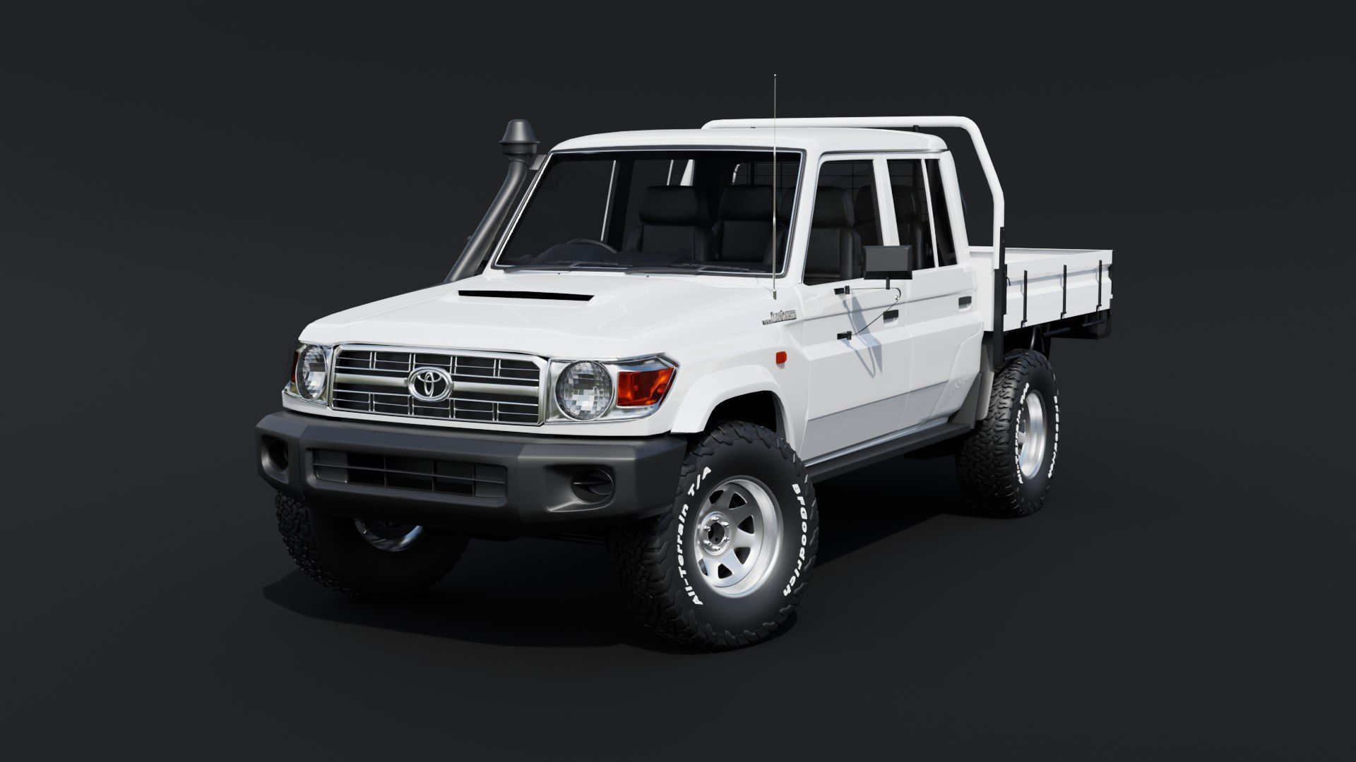1920x1080 3D TOYOTA LAND CRUISER 79 SERIES DUAL CAB STOCK