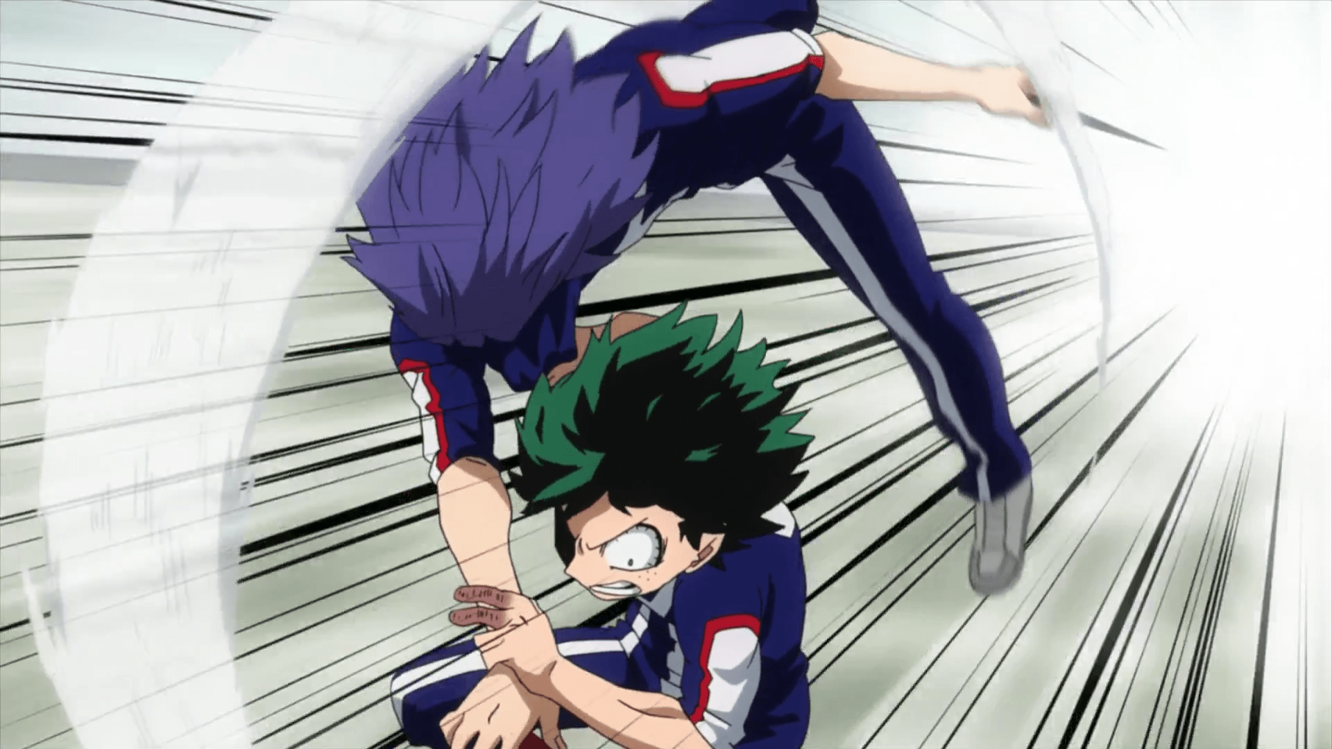 1920x1080 Izuku Midoriya vs. Hitoshi Shinso. My Hero Academia