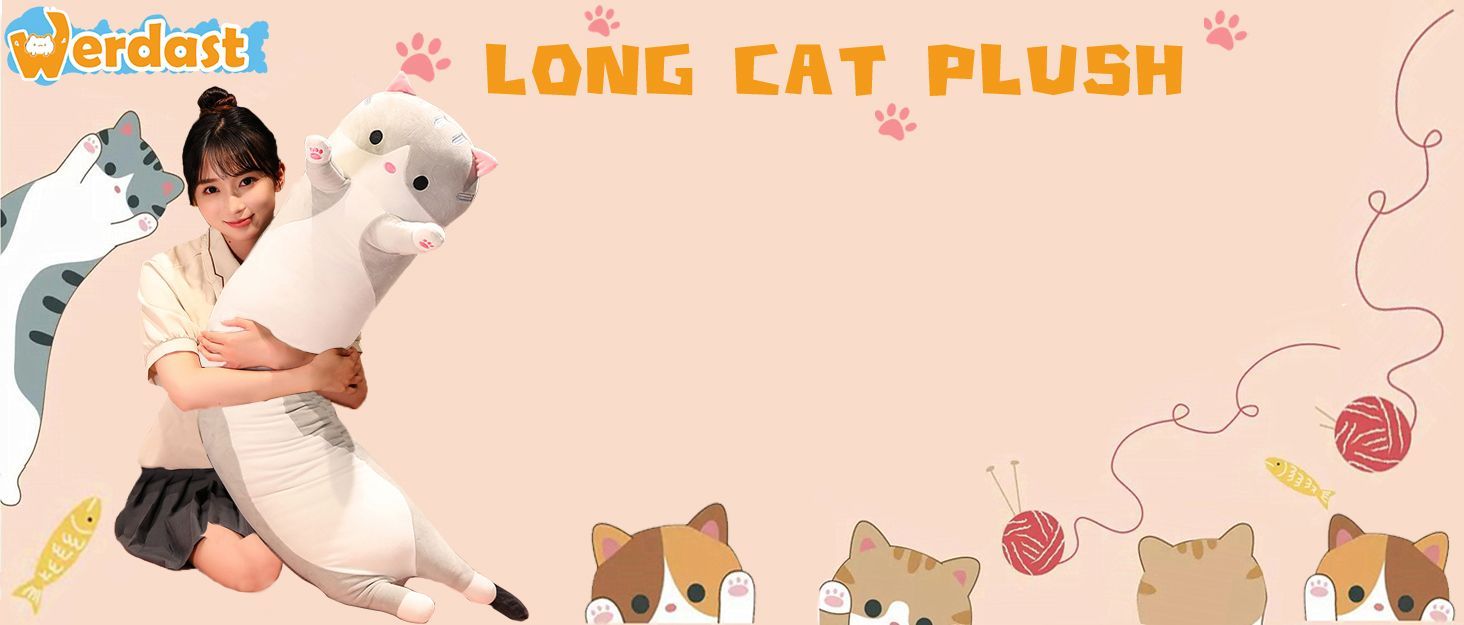 1464x625 Gubby Decorative Pillow Gubby Cat Plush Pillow Decorative Throw Pillow For Kids & Cat Lovers Toys For Kids