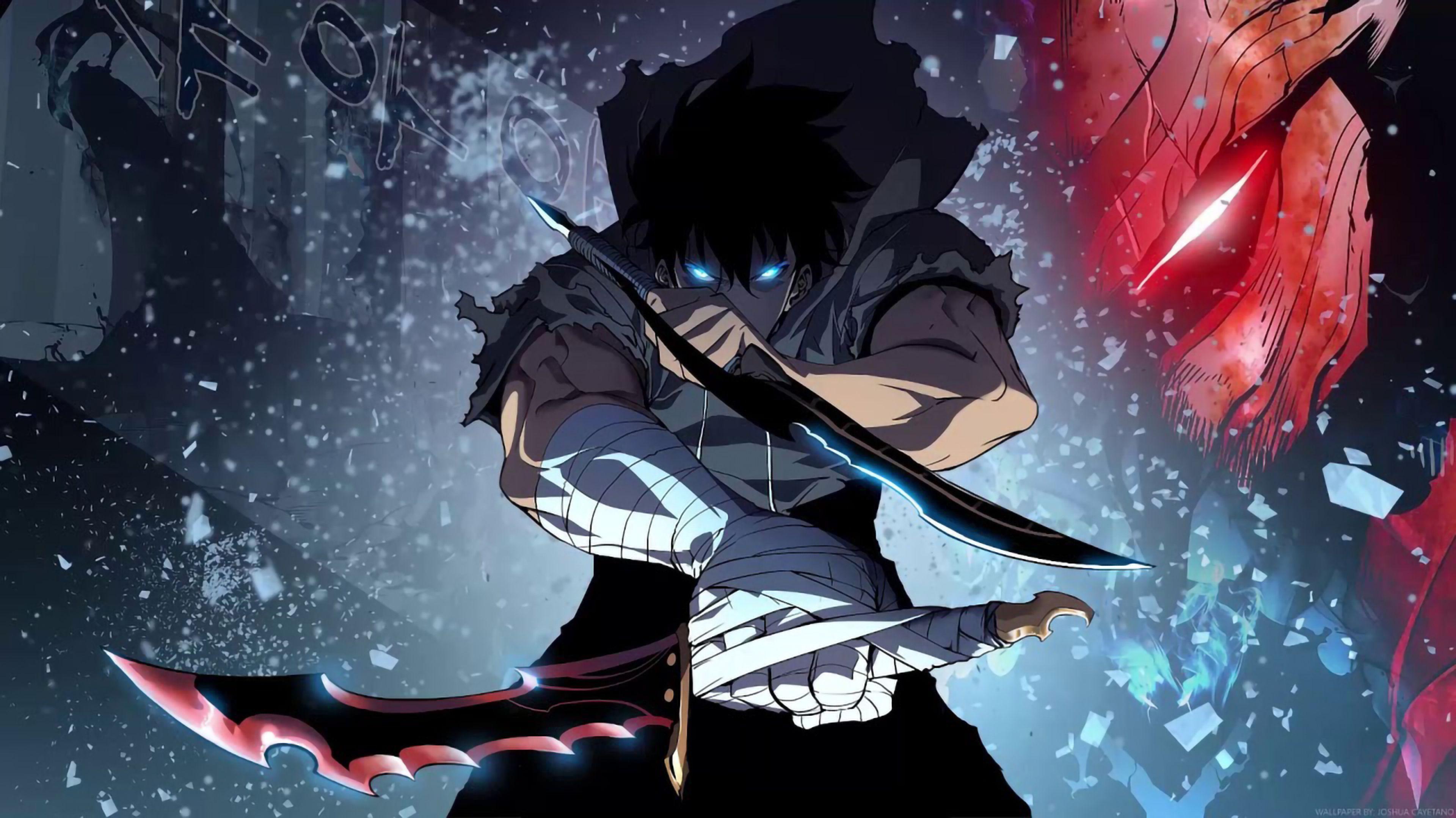 3840x2160 Sung Jin Woo Anime Art 4K Wallpaper, HD Anime 4K