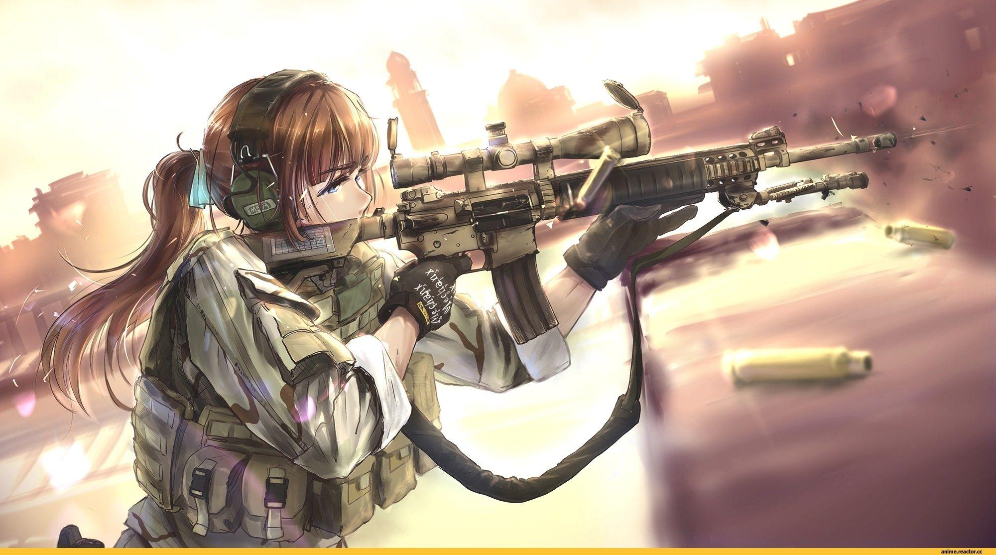 2000x1114 Anime Gun Wallpaper