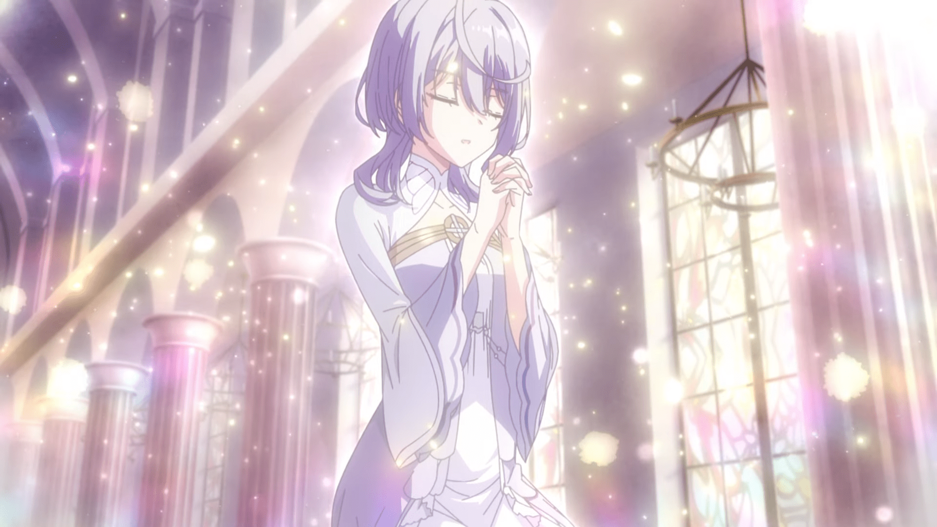 1920x1080 Anime Girl Saint Wallpaper