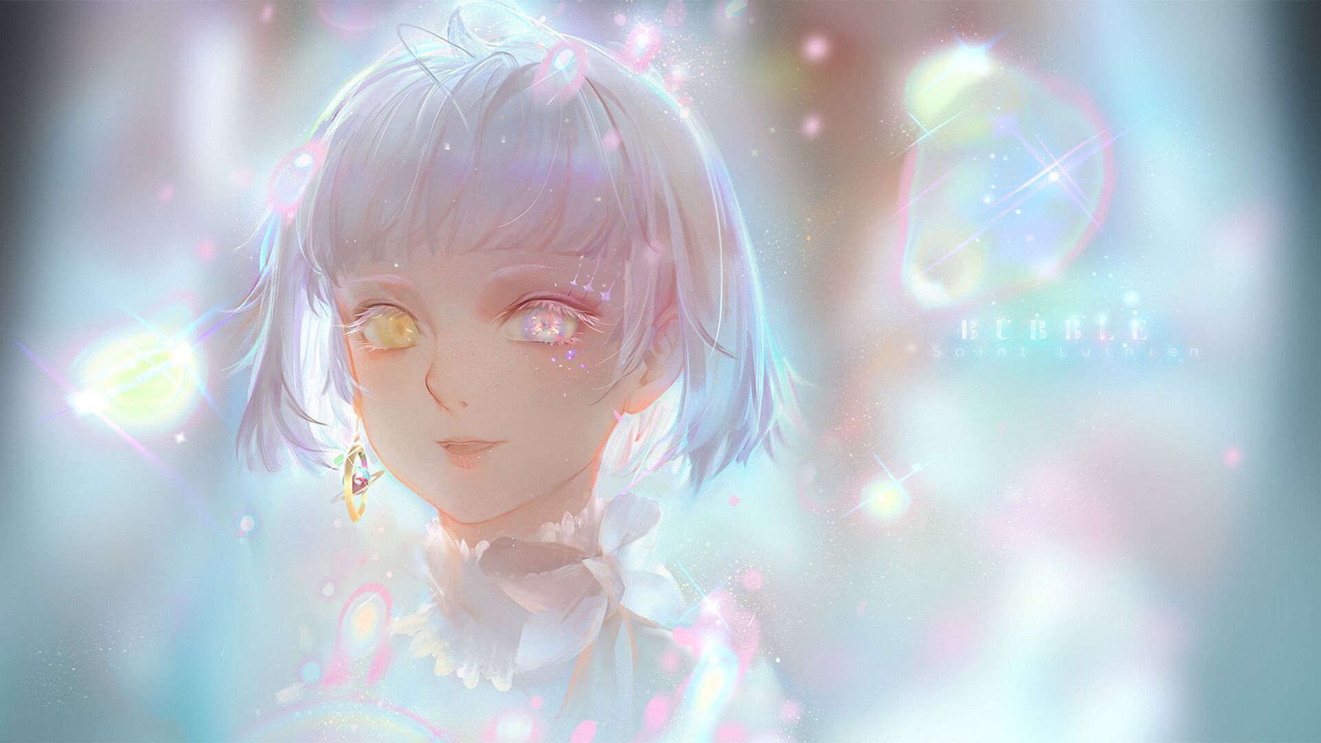 1920x1080 Anime Girl Saint Wallpaper