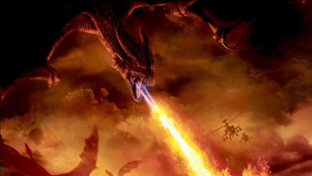 1244x700 Reign of Fire Dragon Fire Helicopter London movies movie dragons
