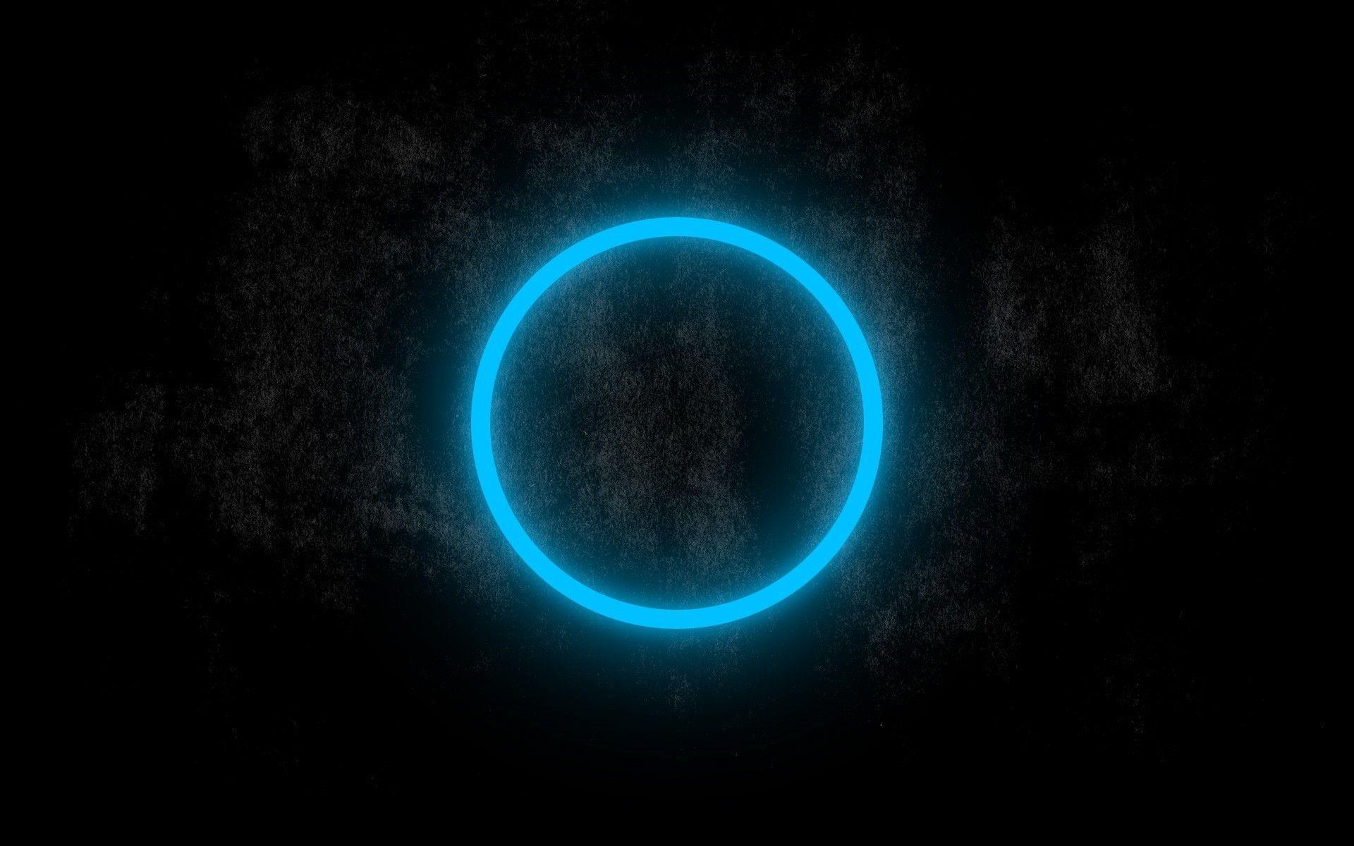 1920x1200 Black Neon Wallpaper
