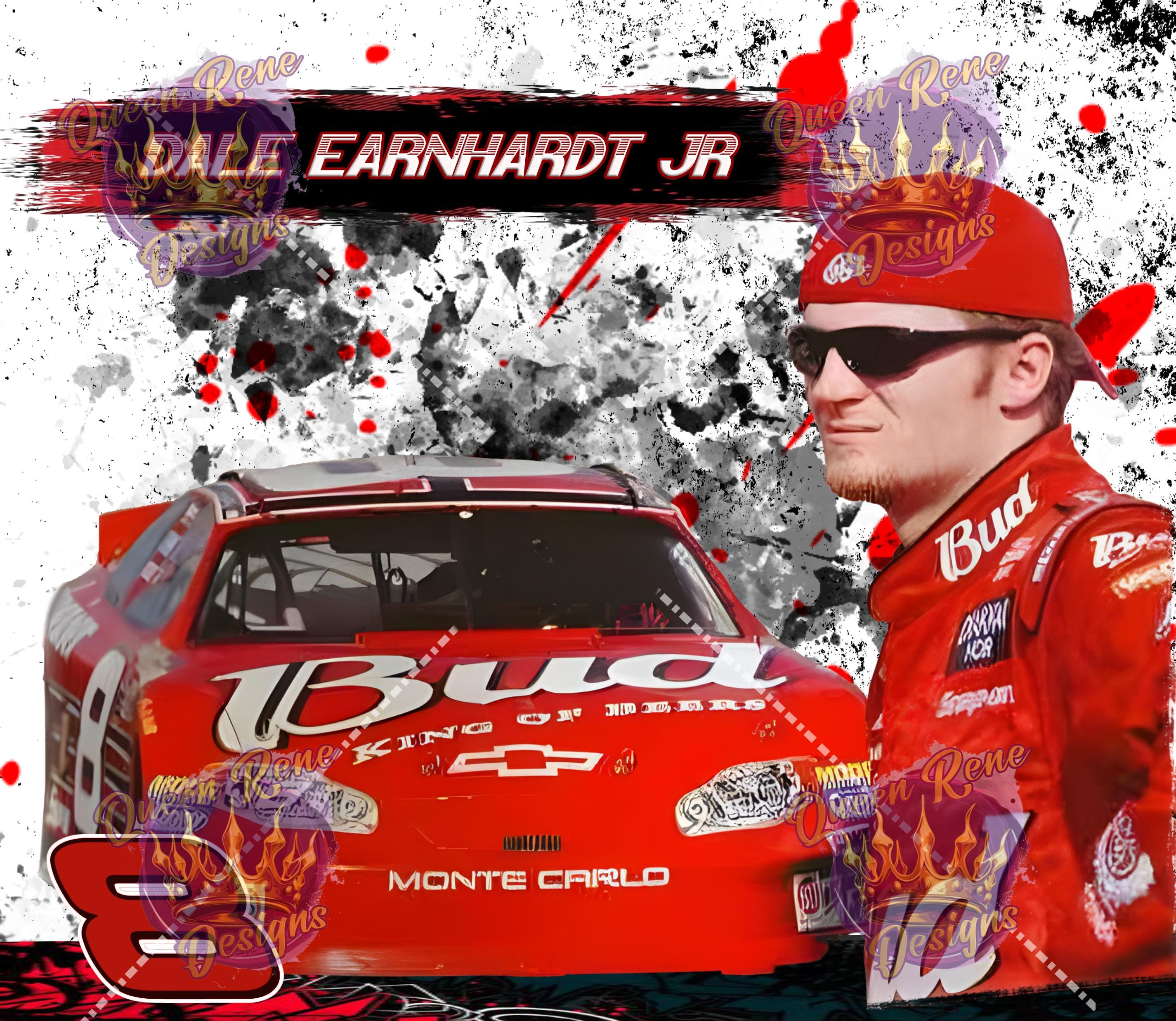 2850x2475 Dale Earnhardt, Jr. Digital Image For Sublimation On Tumbler, T Shirts & More. PNG JPEG High Res NASCAR Cup Series