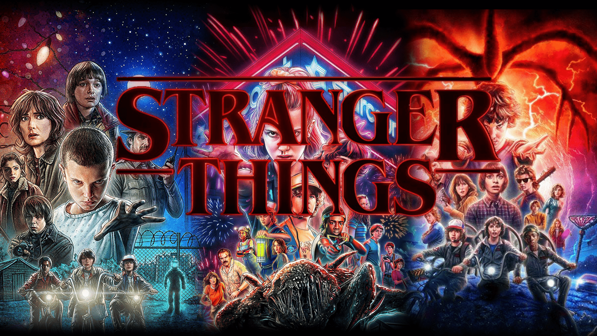 1920x1080 Stranger things S1 S2 S3. 1920x1080