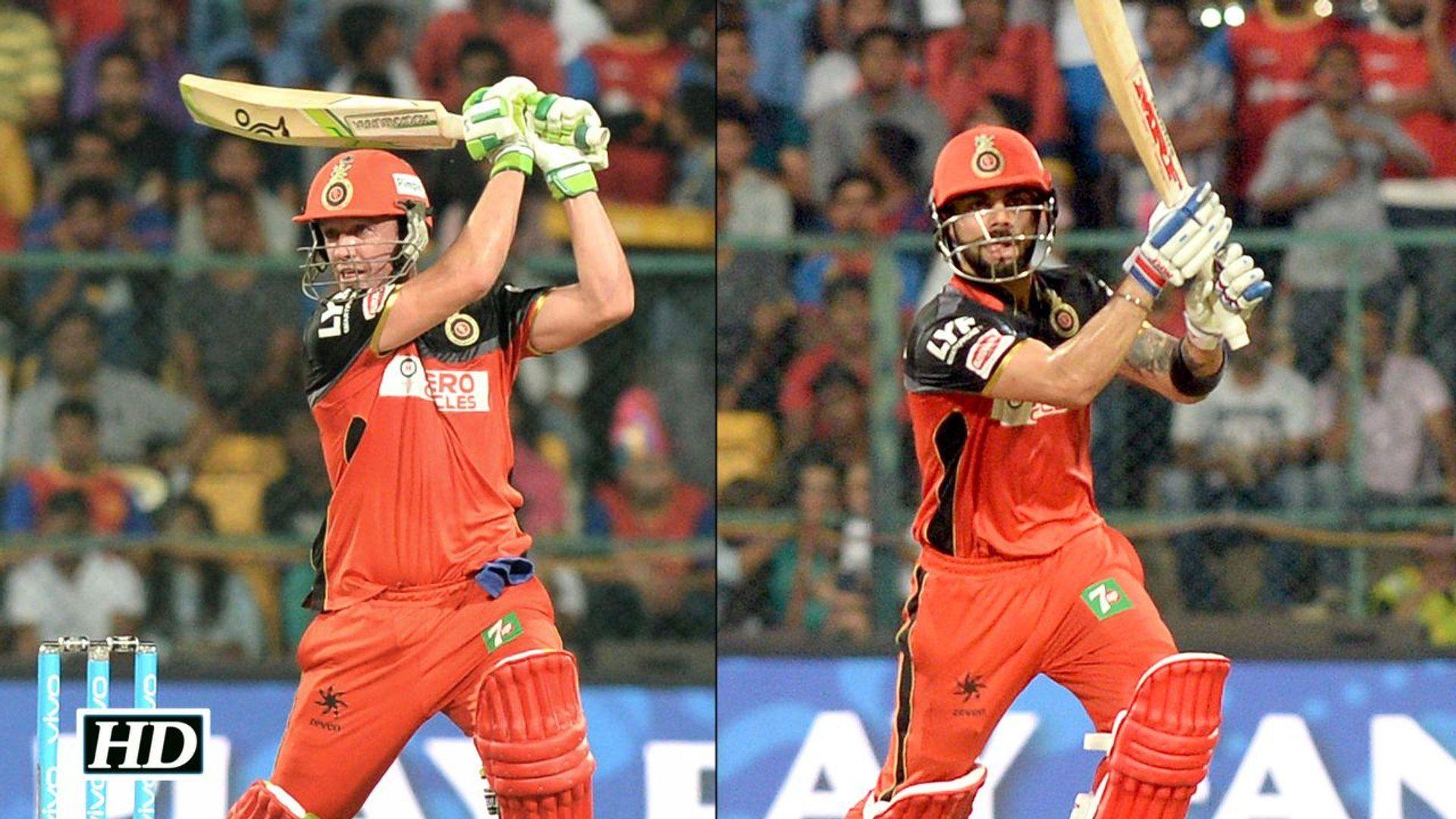 1920x1080 Ipl 9 Rcb Vs Srh De Villiers Virat Kohli Star In Rcbs