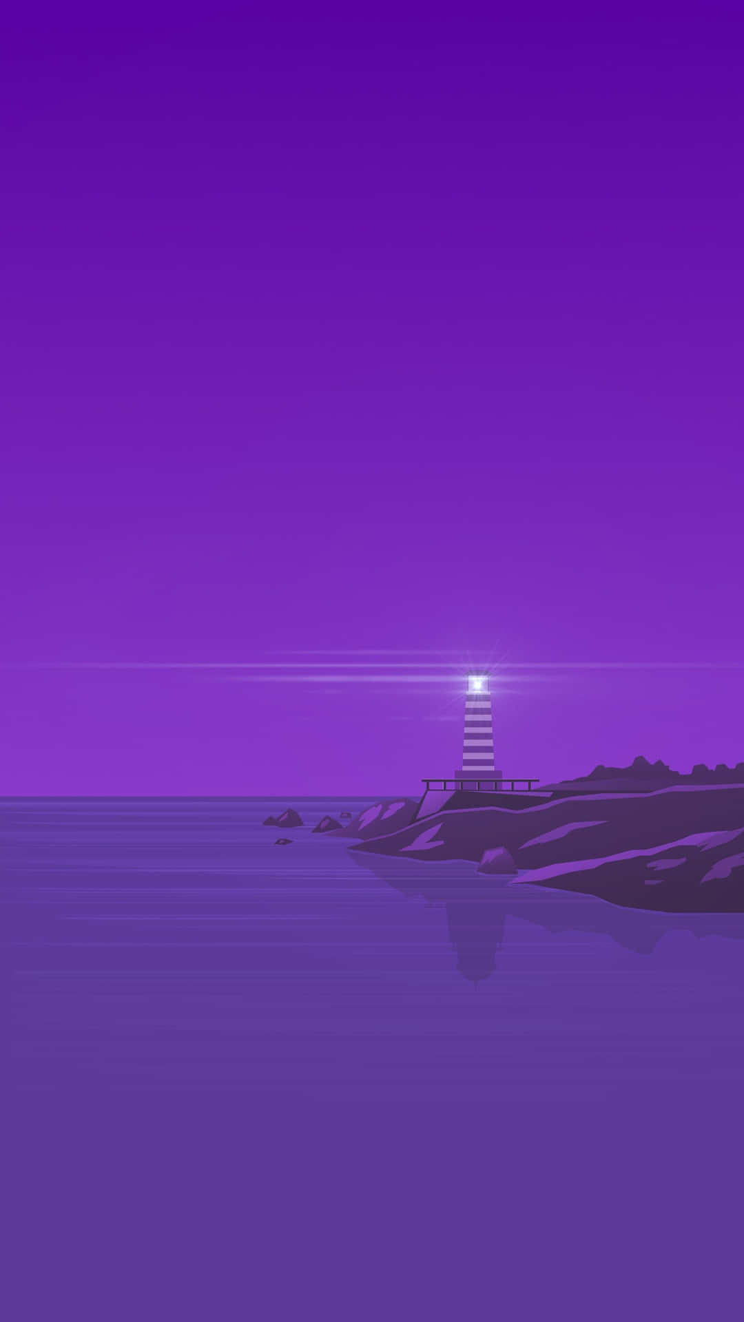 1080x1920 Download A Calm and Minimalist Purple Scene Wallpaper