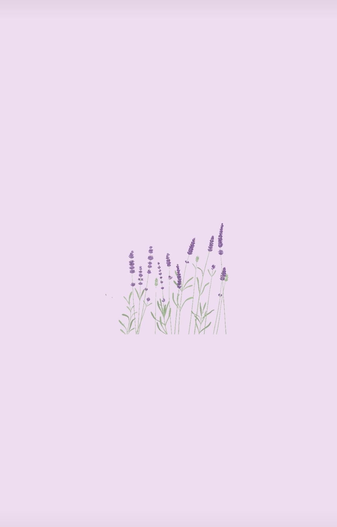 1080x1687 Spring Minimalist Purple Wallpaper