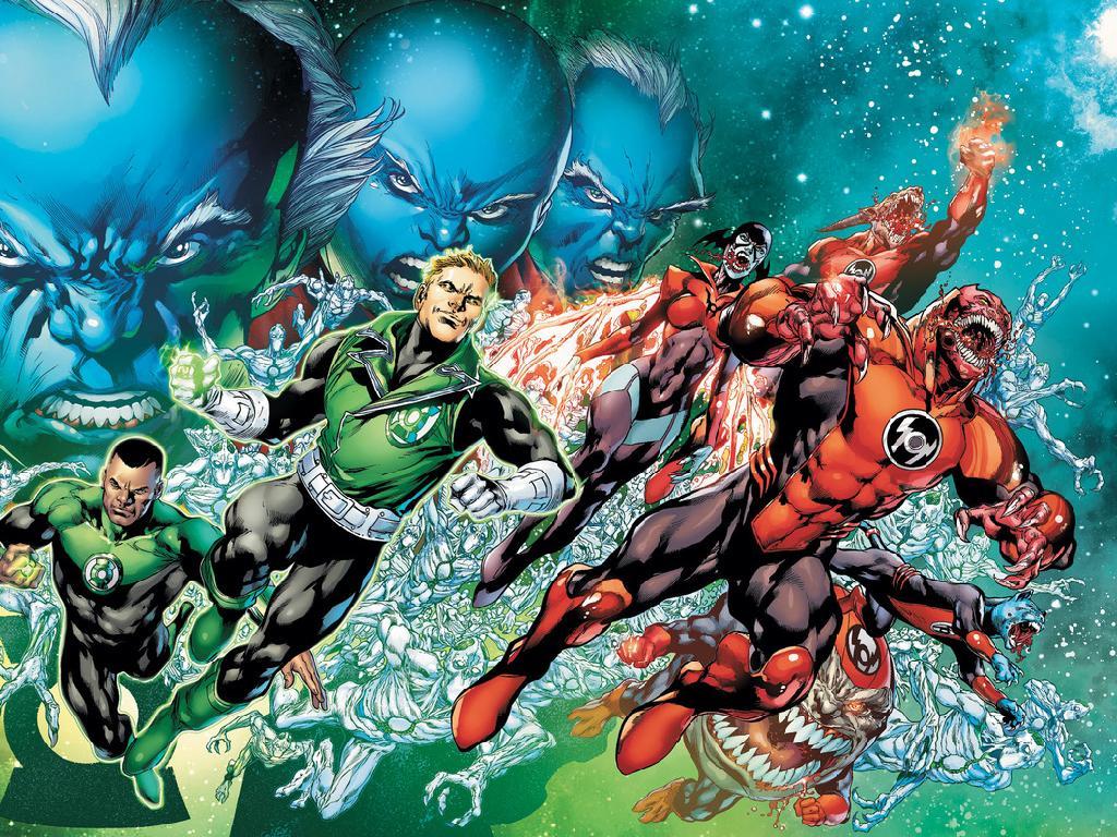 1024x768 Green Lantern Logo Wallpaper