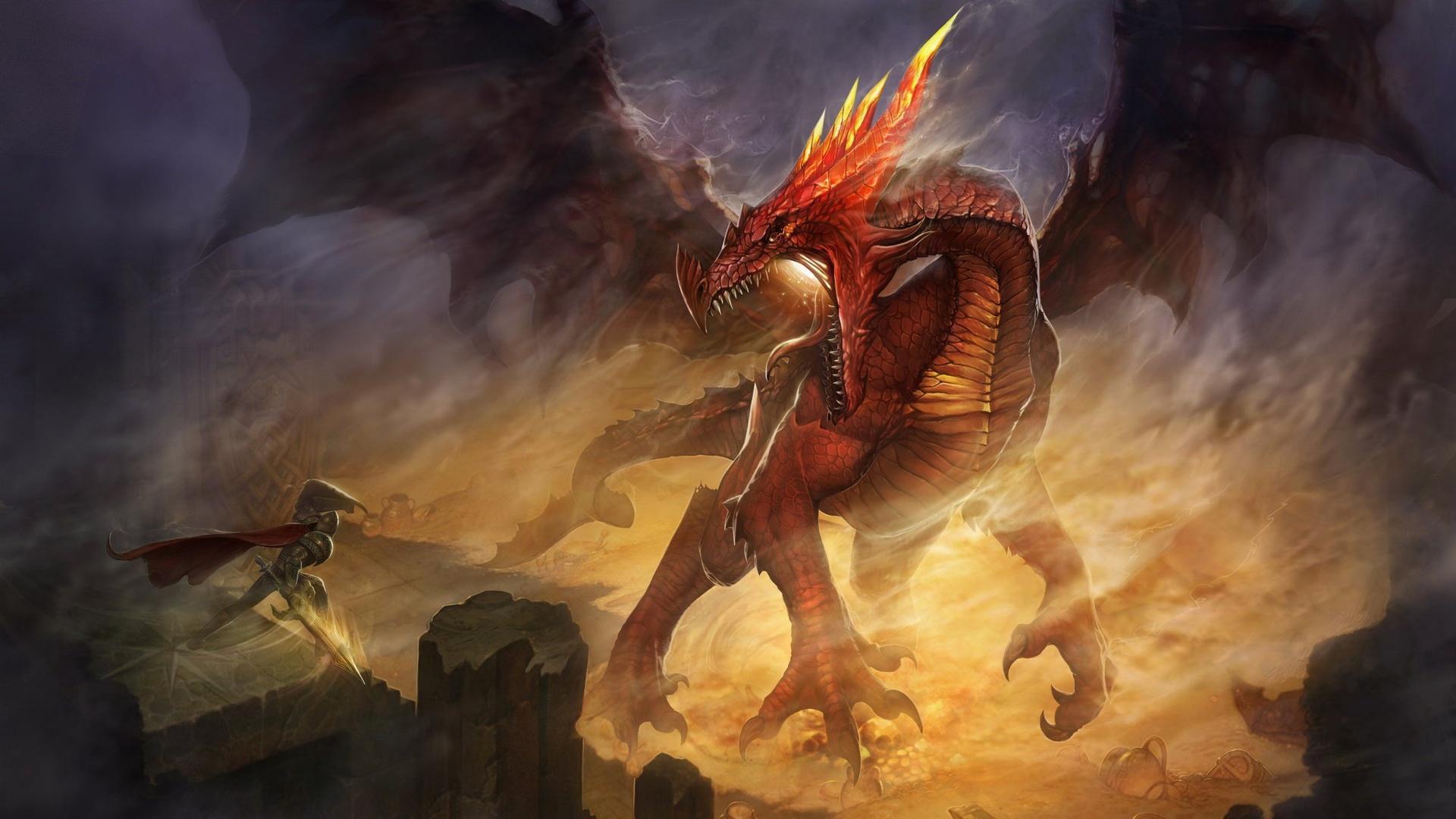 Dragon Battle Wallpapers - Top Free Dragon Battle Backgrounds ...