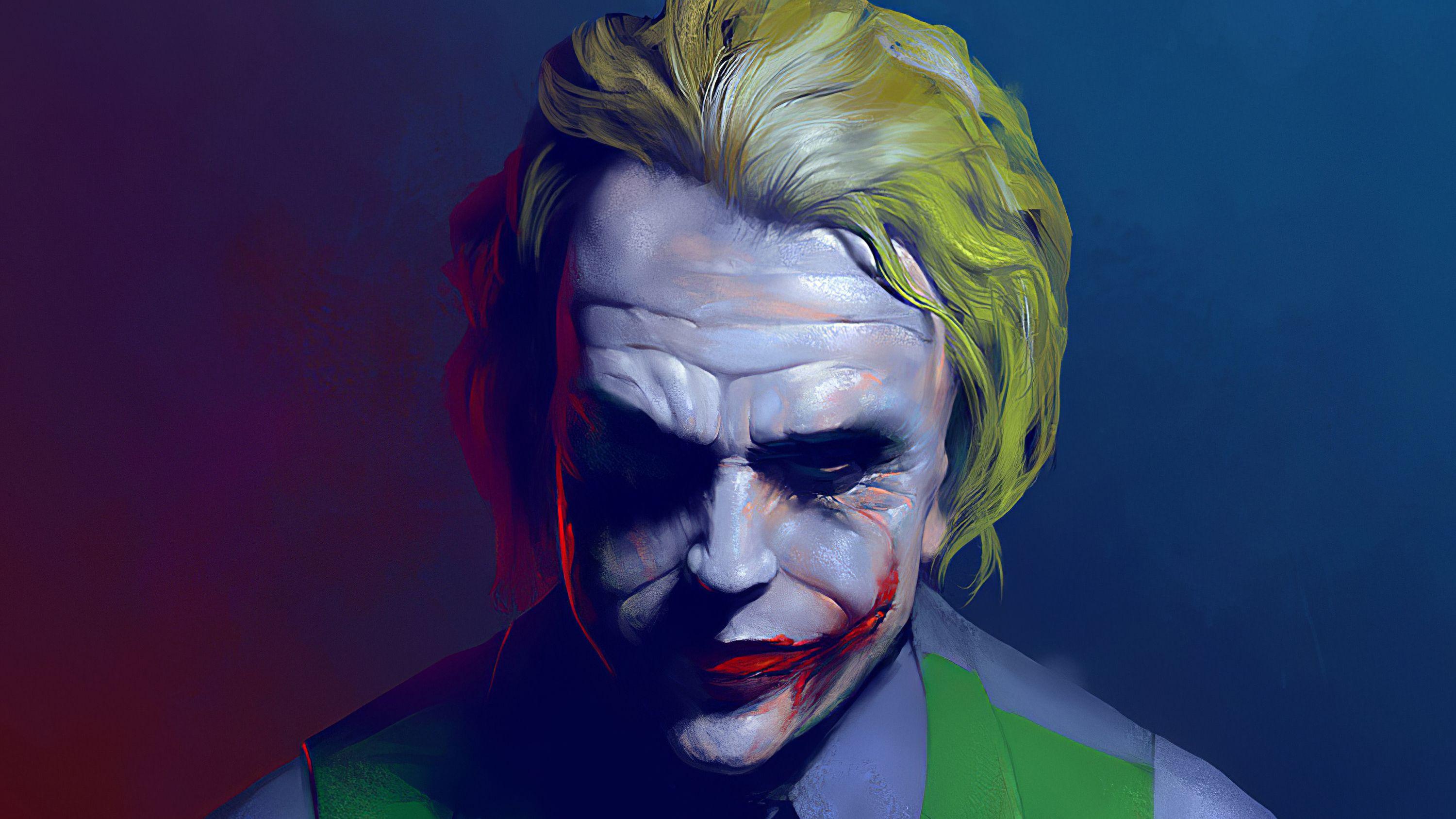 3000x1687 Joker Sketch, HD Superheroes, 4k Wallpaper, Image, Background
