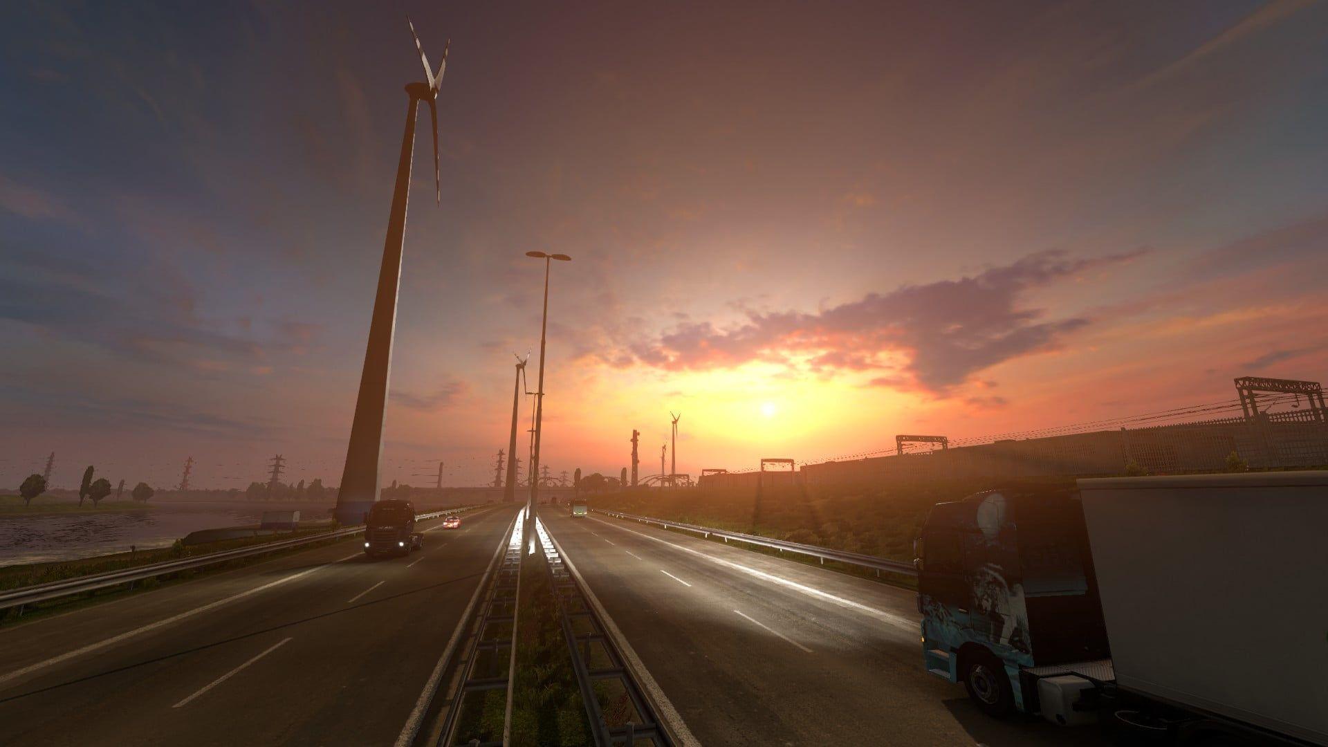 1920x1080 trucks Euro Truck Simulator 2 P #wallpaper #hdwallpaper