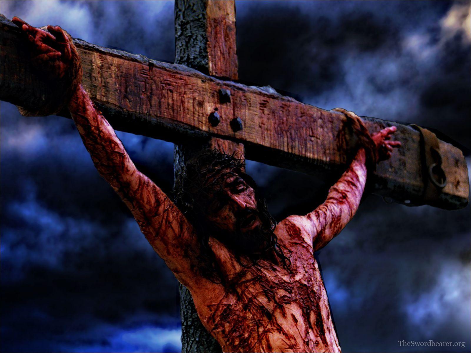 1600x1200 jesus crucified wallpaper love you god, Jesus