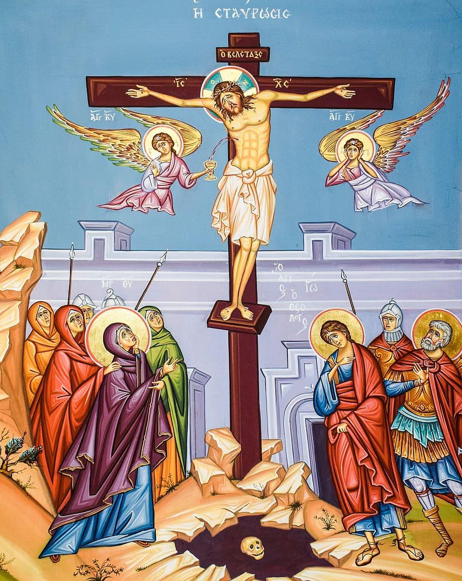 910x1144 HD wallpaper: Crucifixion Of Christ