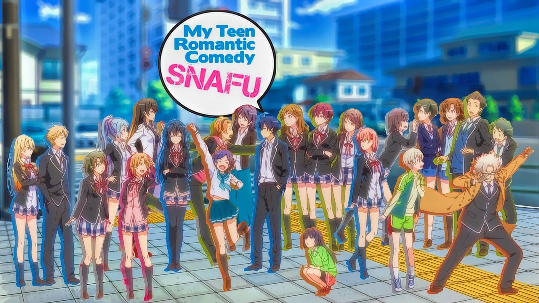 1820x1024 My Teen Romantic Comedy SNAFU wallpaper, Yahari Ore no Seishun Love Comedy wa Machigatteiru, Hikigaya Hachiman, Yuigahama Yui, Yukinoshita Yukino HD wallpaper