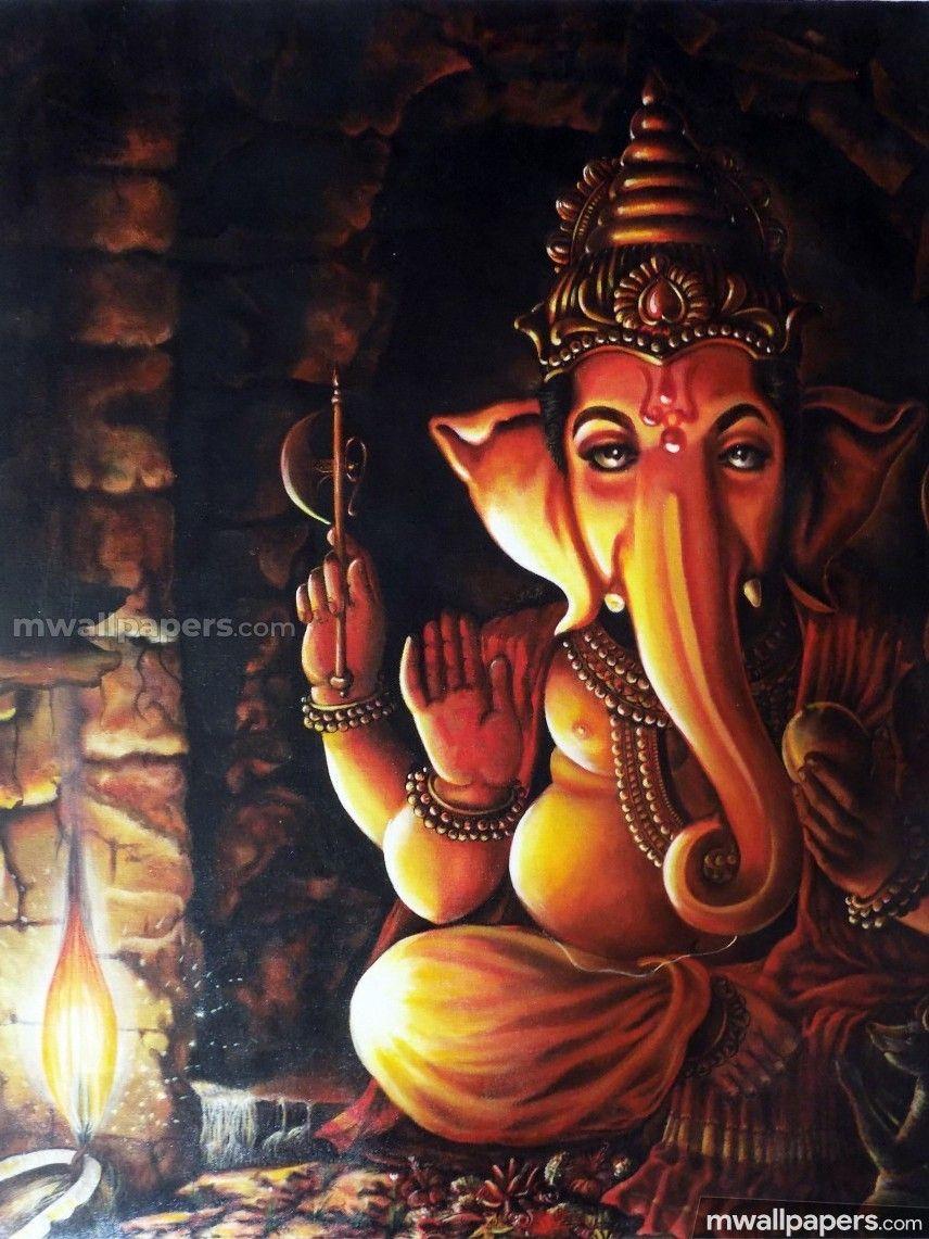 856x1141 Ganesha Wallpaper HD