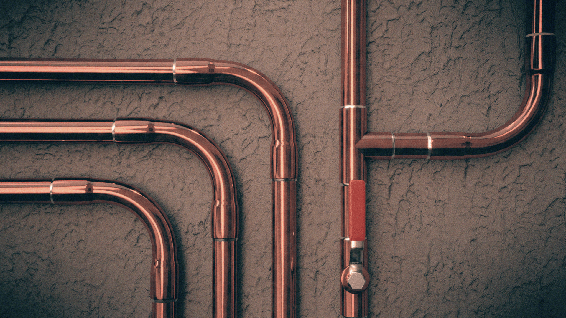 1920x1080 Copper Pipes (1920x1080) [OC]