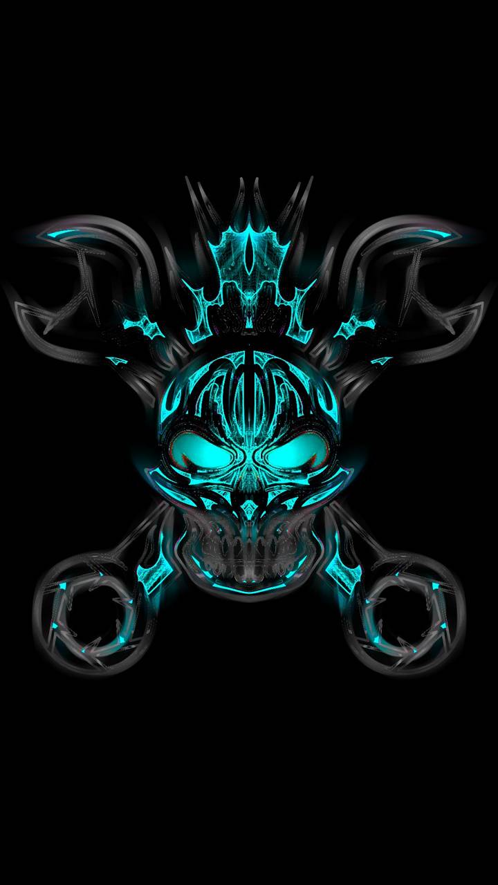 720x1280 Mechanic Skull wallpaper