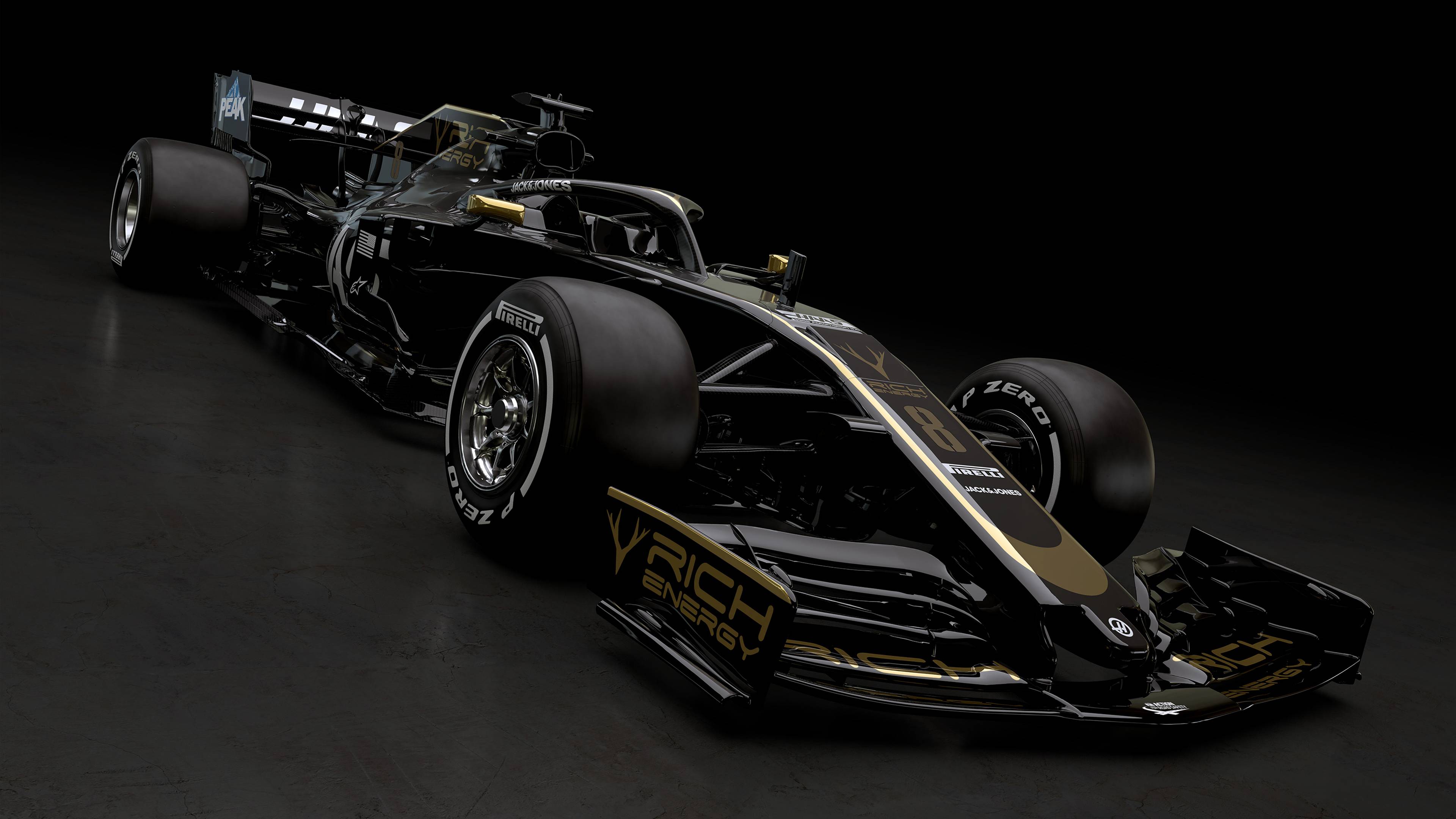 3840x2160 Haas VF 19 2019 F1 Car 4K Wallpaper