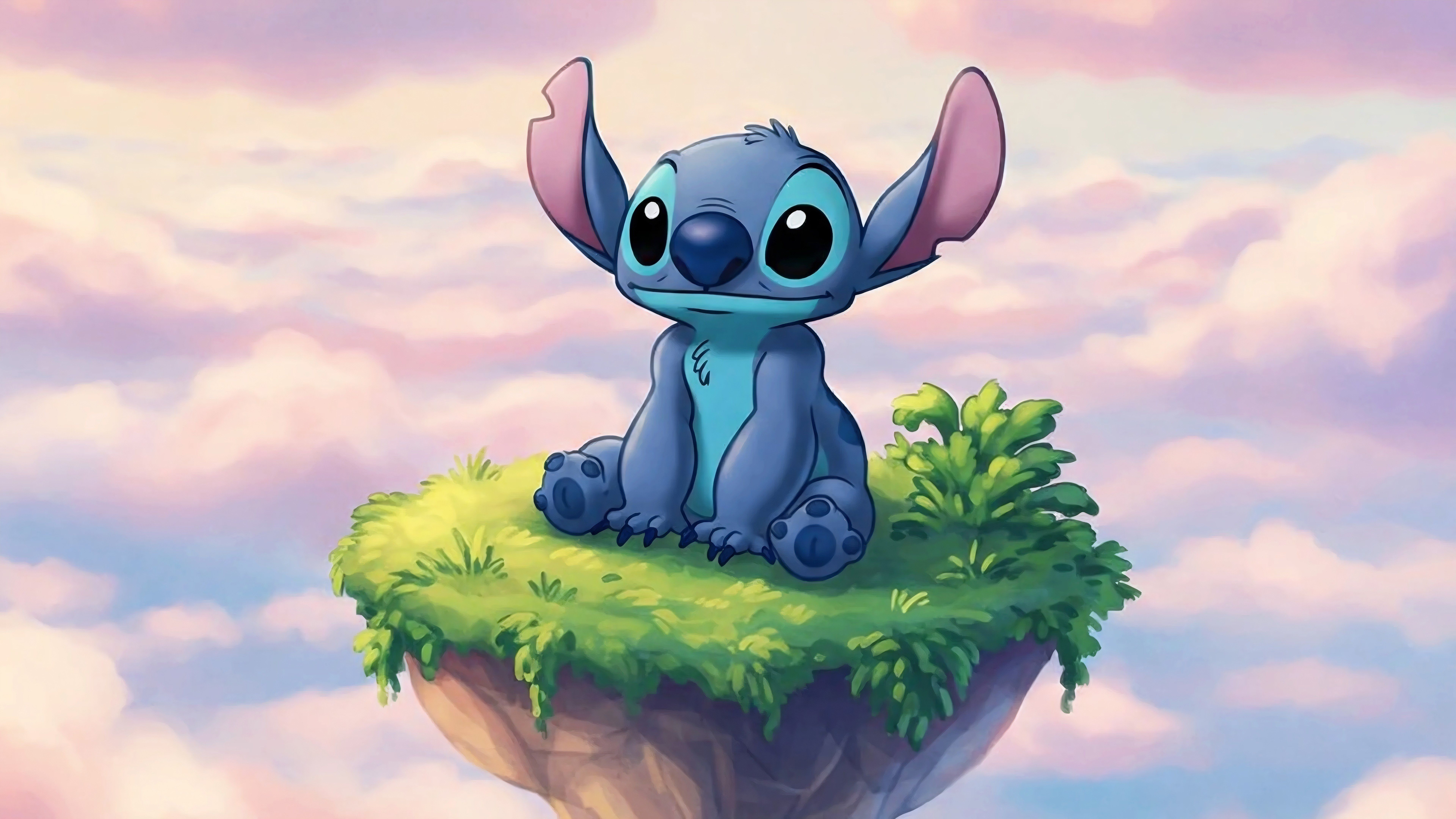 7680x4320 Stitch in the clouds Wallpaper 4K for Desktop