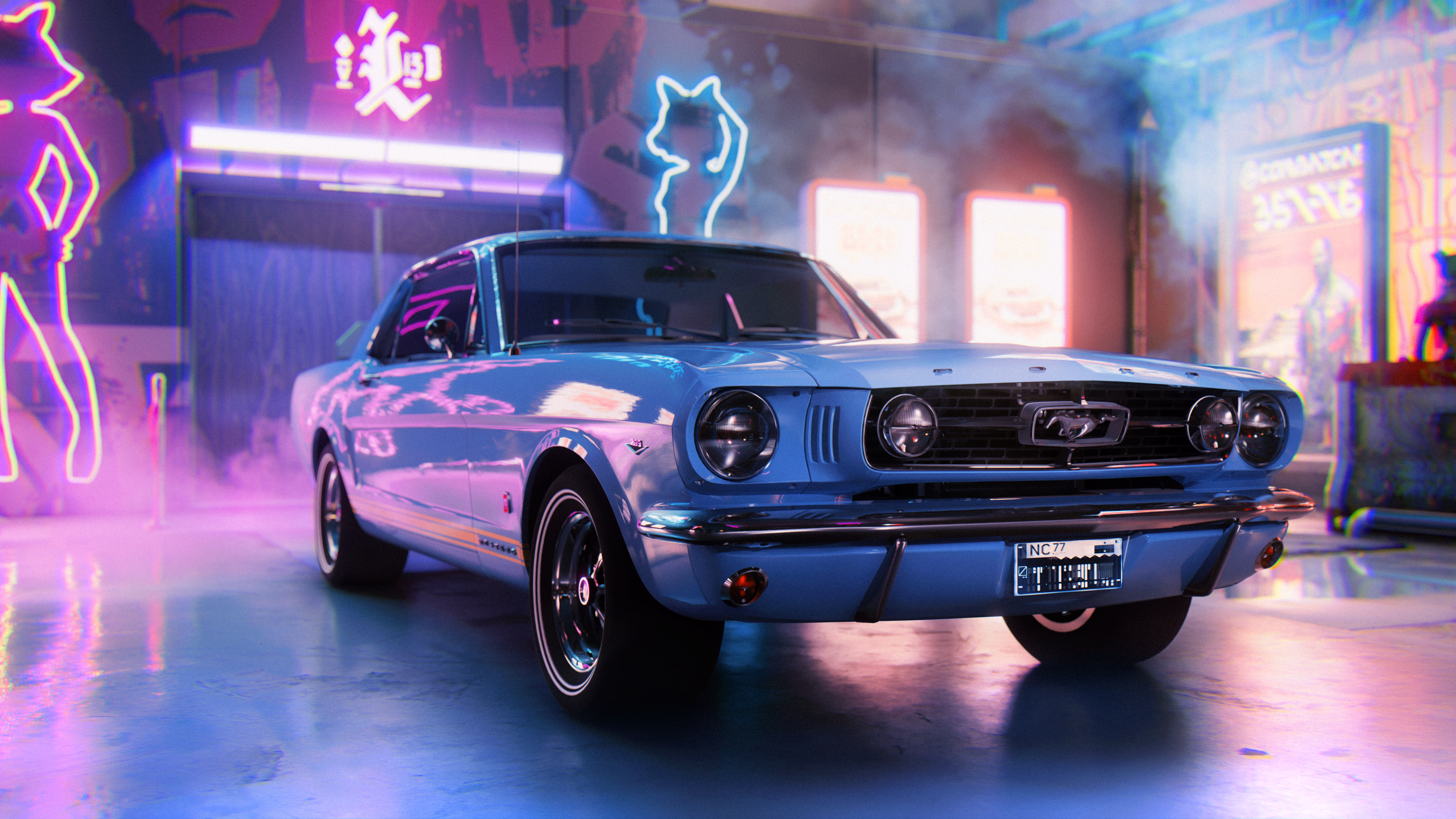 5120x2880 Ford Mustang Wallpaper