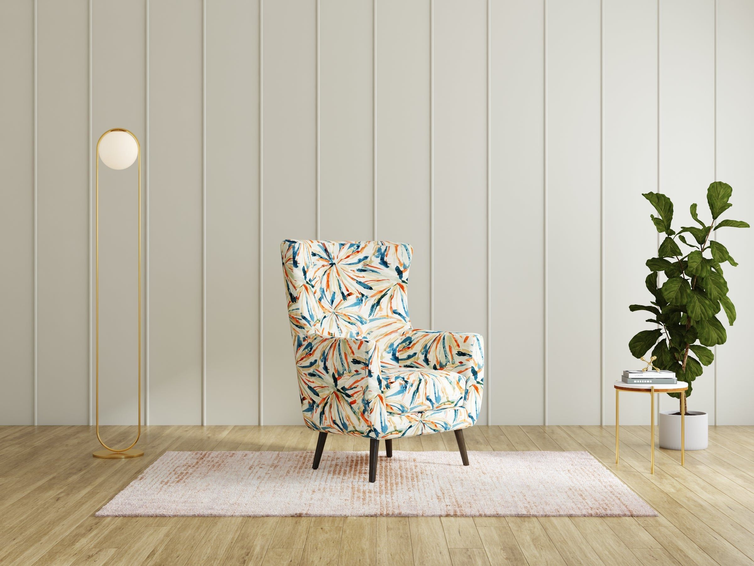 2400x1800 Buy Avery Wingback Accent Chair Online