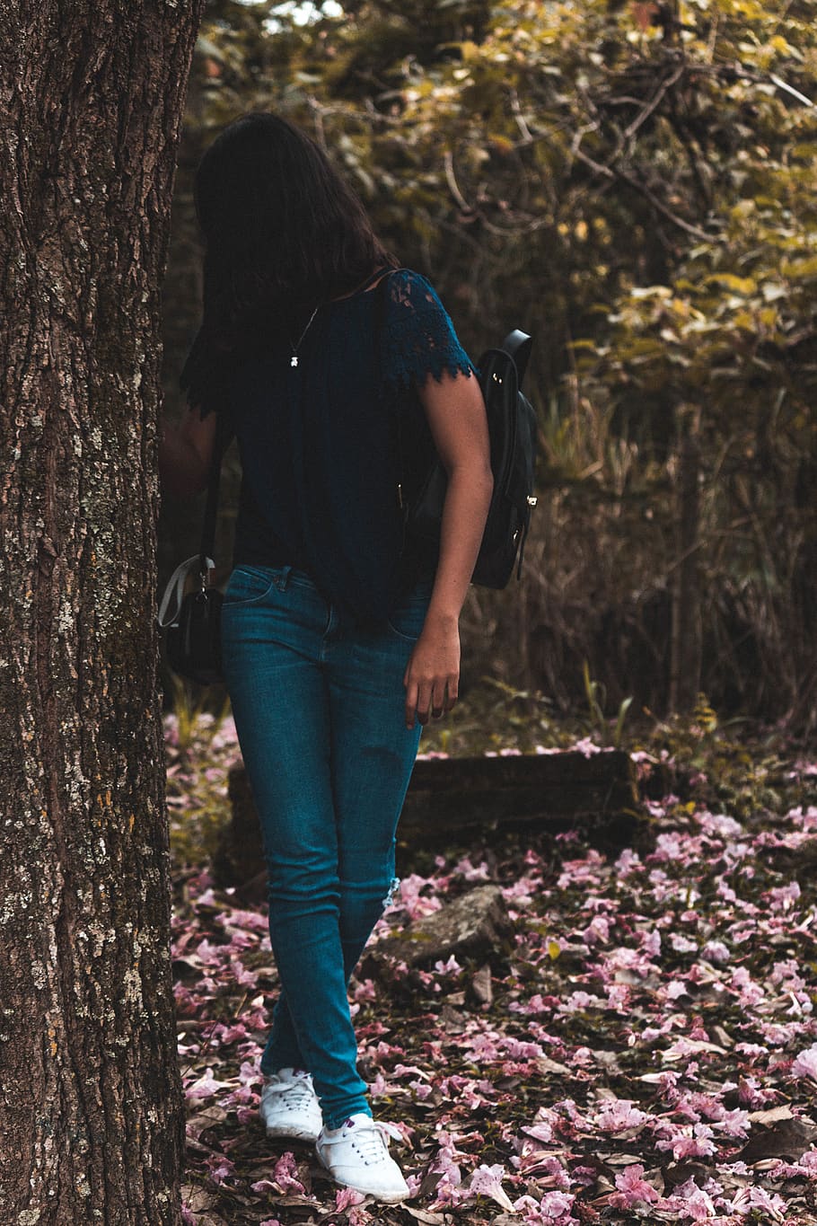 910x1365 girl, tumblr, aesthetic, nature, wallpaper, HD wallpaper, woman, women