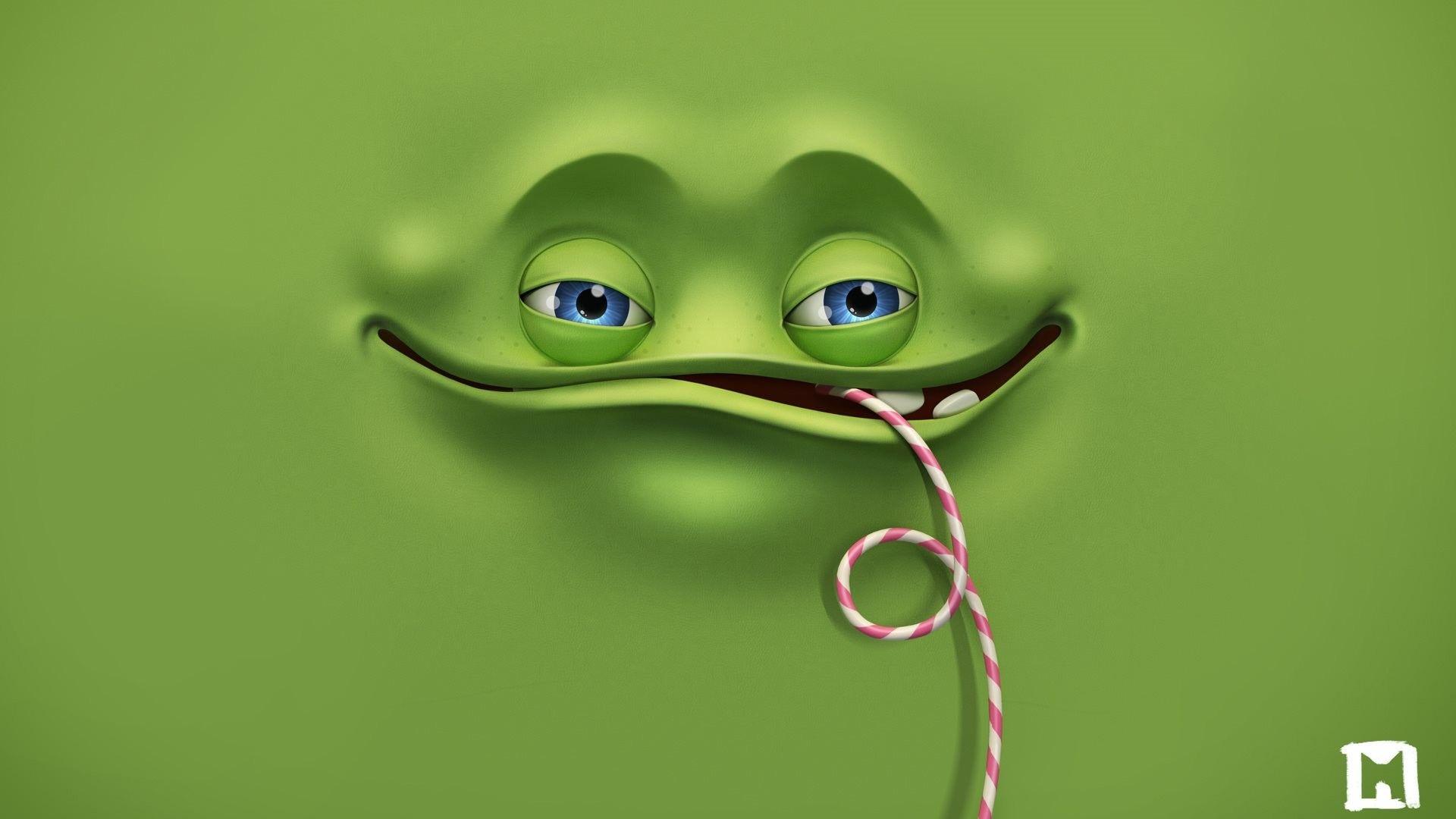 1920x1080 Funny Face Wallpaper