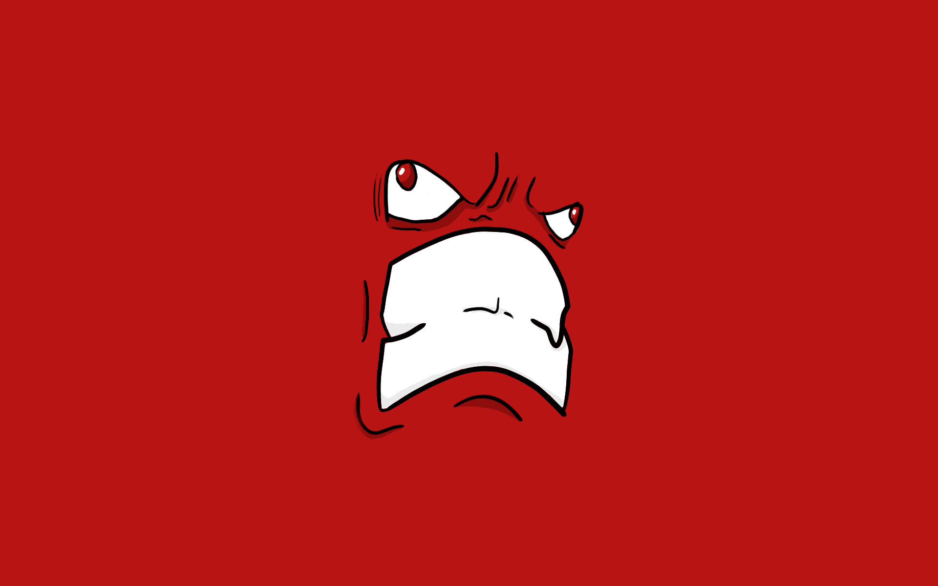 1920x1200 Free download Red angry face Wallpaper 14296 [1920x1200]
