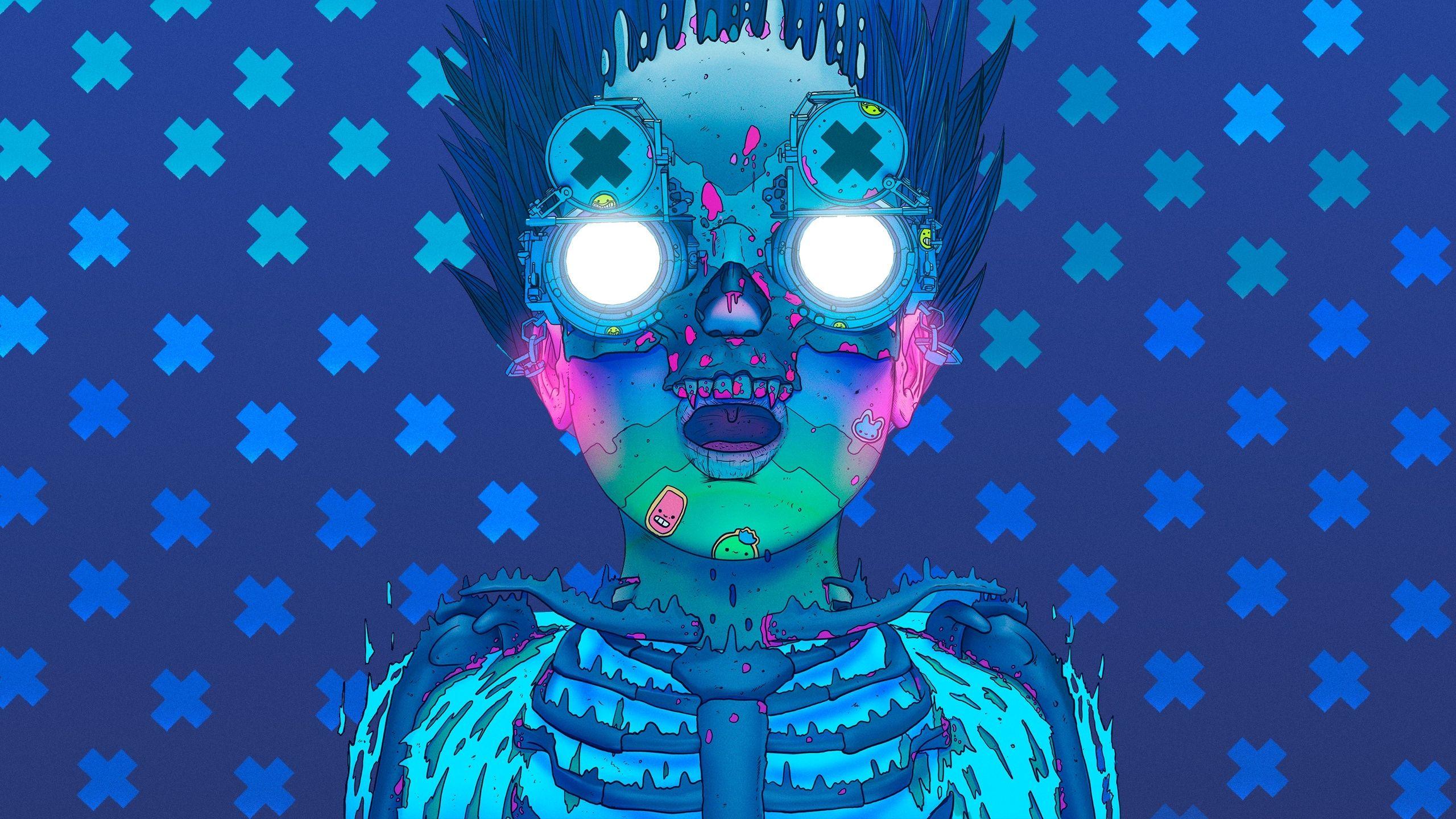 2560x1440 Creepy Artistic Face Wallpaper, HD Artist 4K Wallpaper, Image