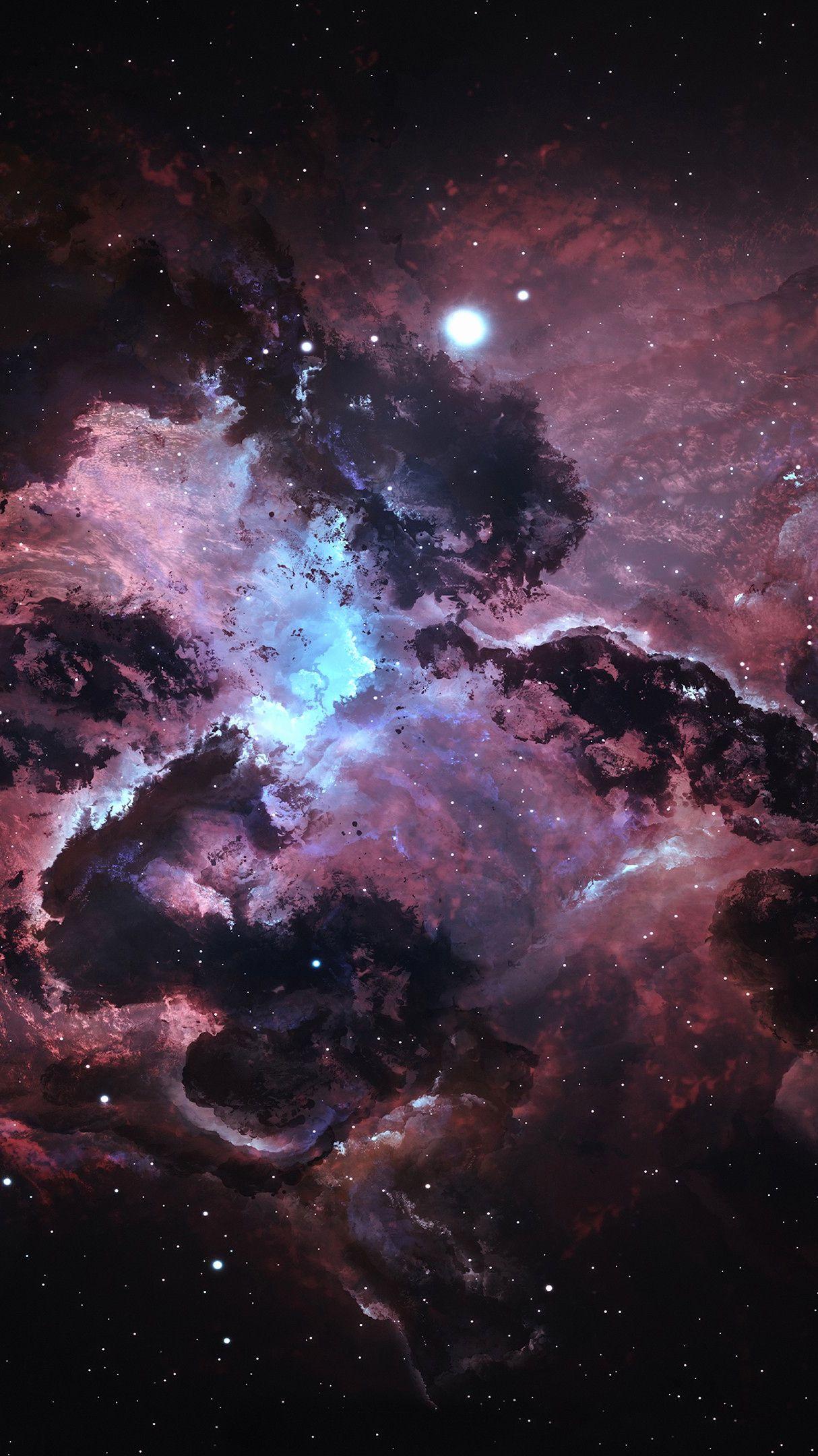 1214x2160 Galaxy iPhone Wallpaper Luxury Dark Nebula Galaxy Of Thanos iPhone