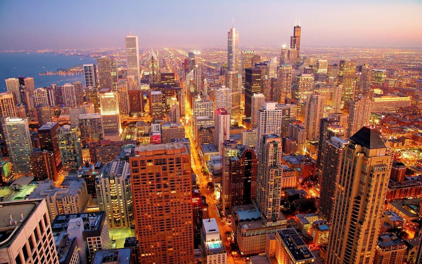 1680x1050 Chicago Skyline Wallpaper