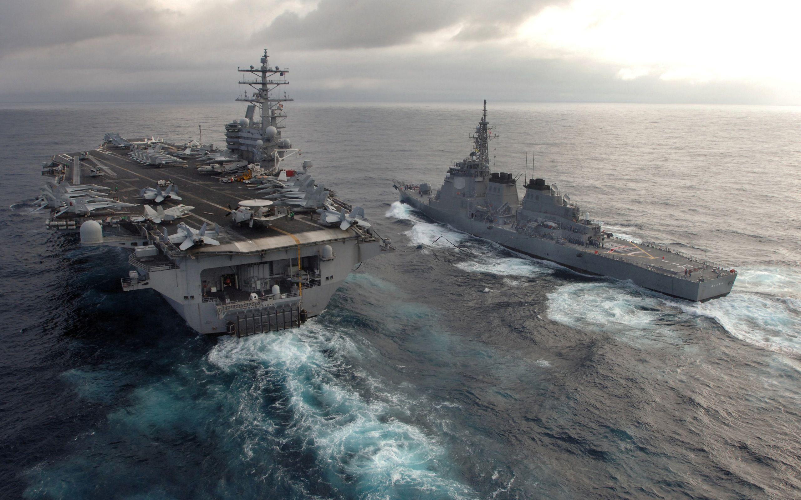 2560x1600 USS Ronald Reagan (CVN 76) HD Wallpaper