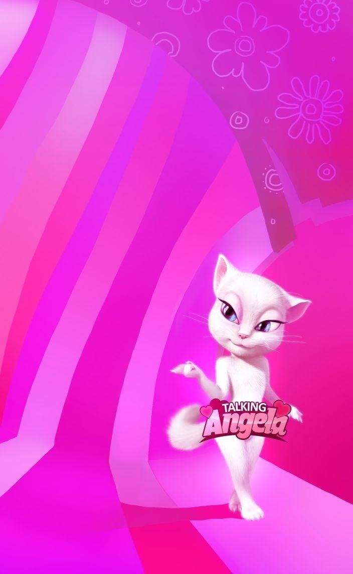 704x1144 My Talking Angela Wallpaper
