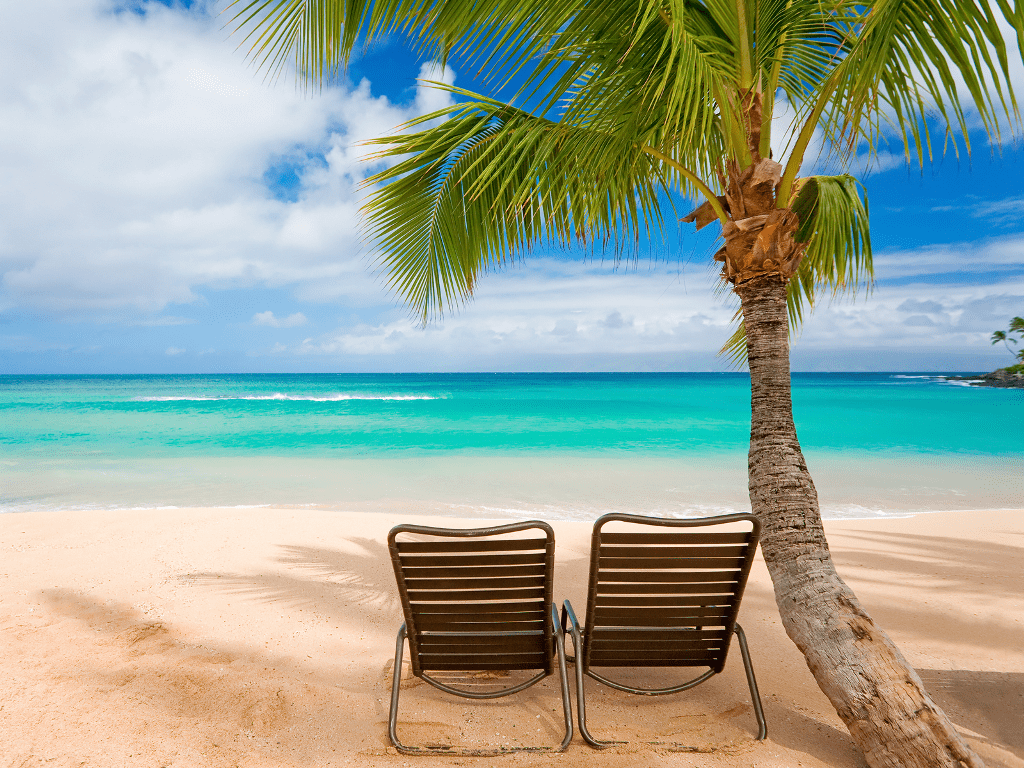 1024x768 Summer Beach Wallpaper