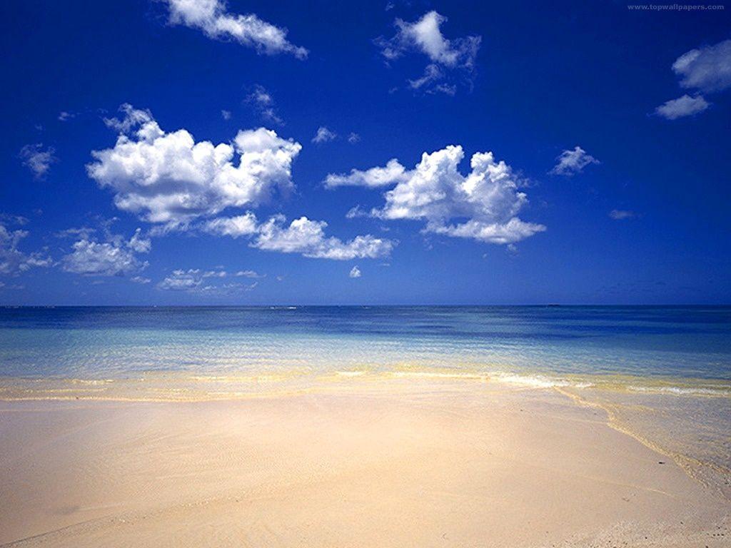 1024x768 Pure beach wallpaper. Pure beach