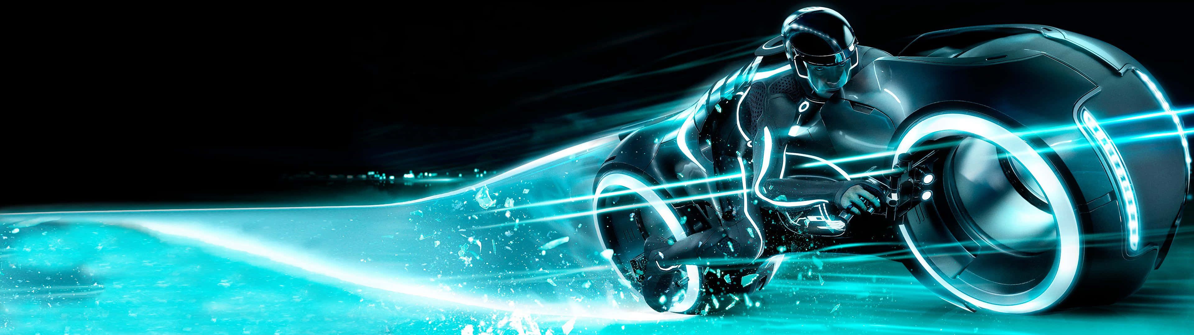 3840x1080 Download A Multitude of Disney experiences on two screens Wallpaper