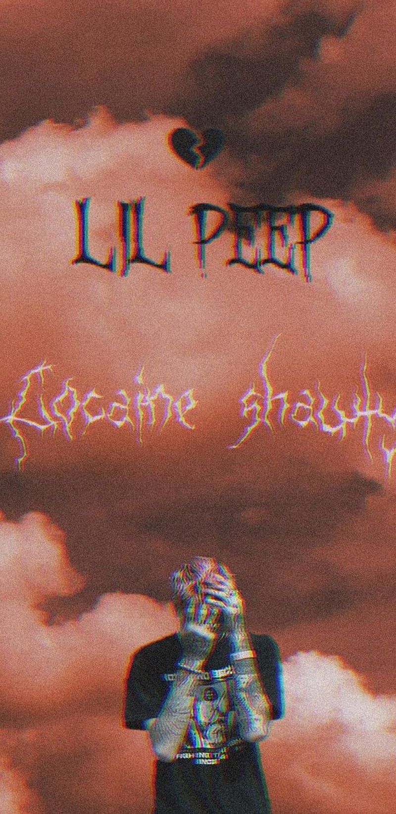 800x1644 Lil peep shawty, aesthetic, aussie, dark, depressed, lilpeep, rap, red, sad, HD phone wallpaper