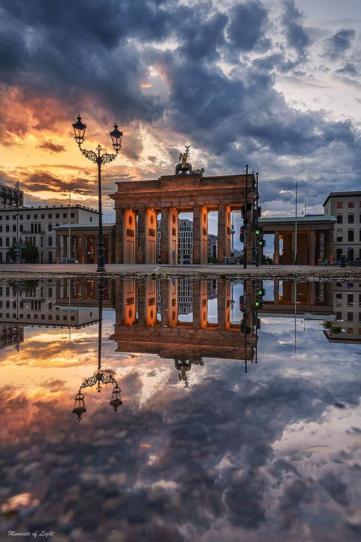 736x1103 Brandenburg Gate, Berlin Reflection