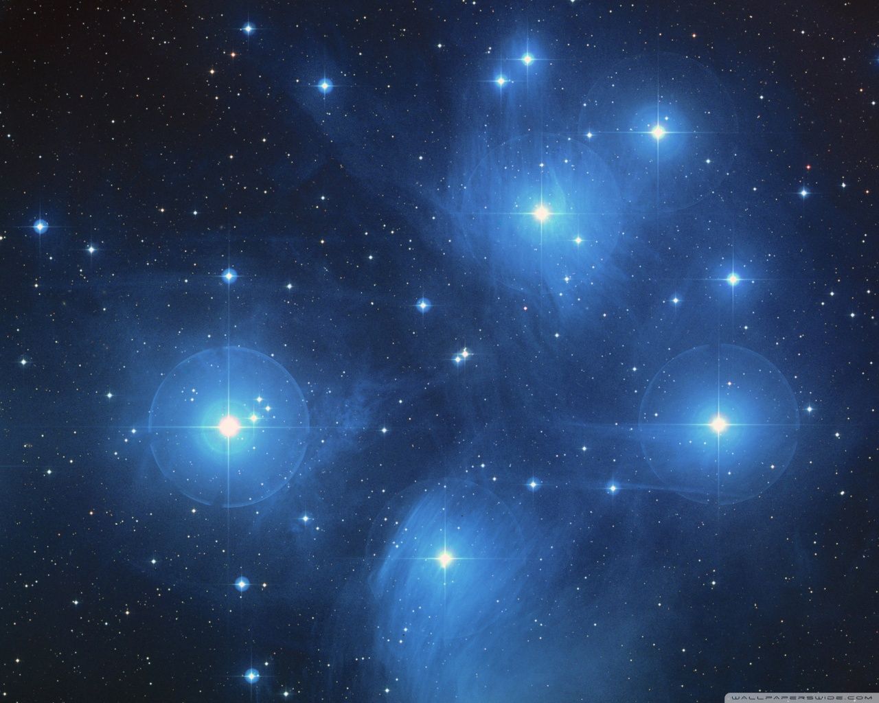 1280x1024 Pleiades Star Cluster 4K UHD Wallpaper for UltraHD Desktop and TV : Dual Monitor